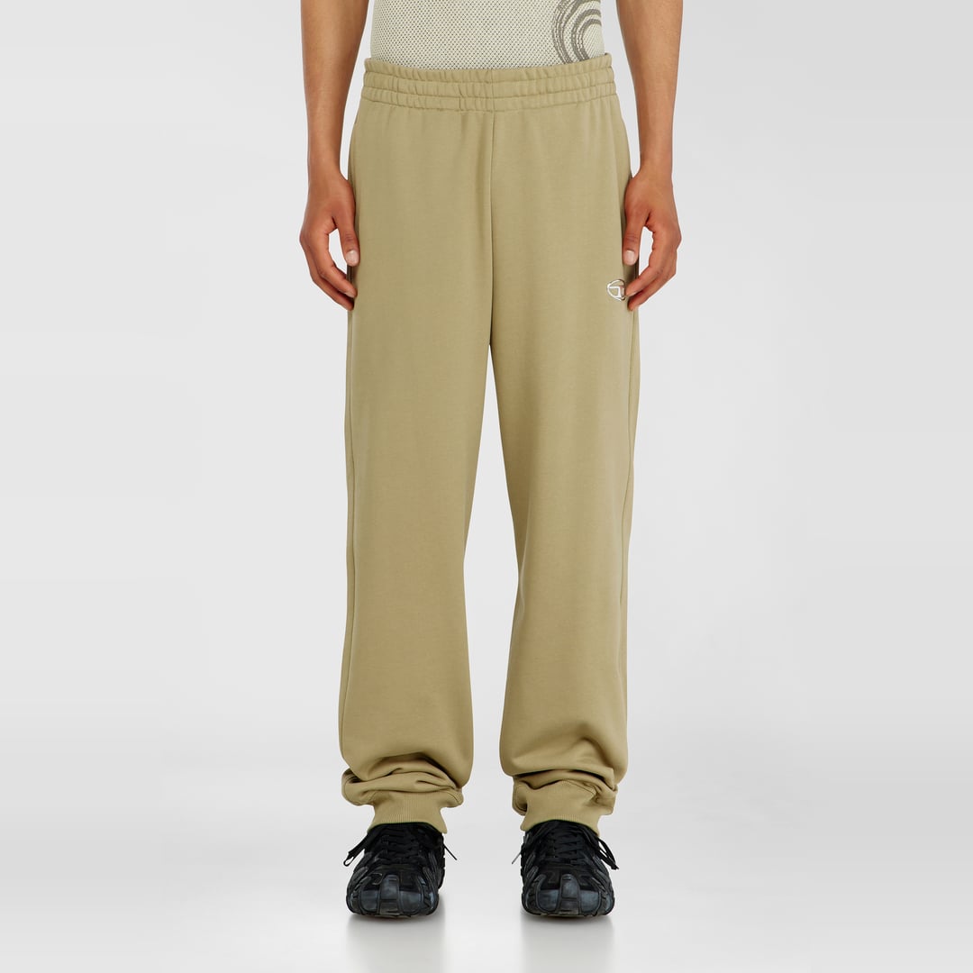 Diesel - Cotton pants with metallic Oval D - Pants - Man - Beige