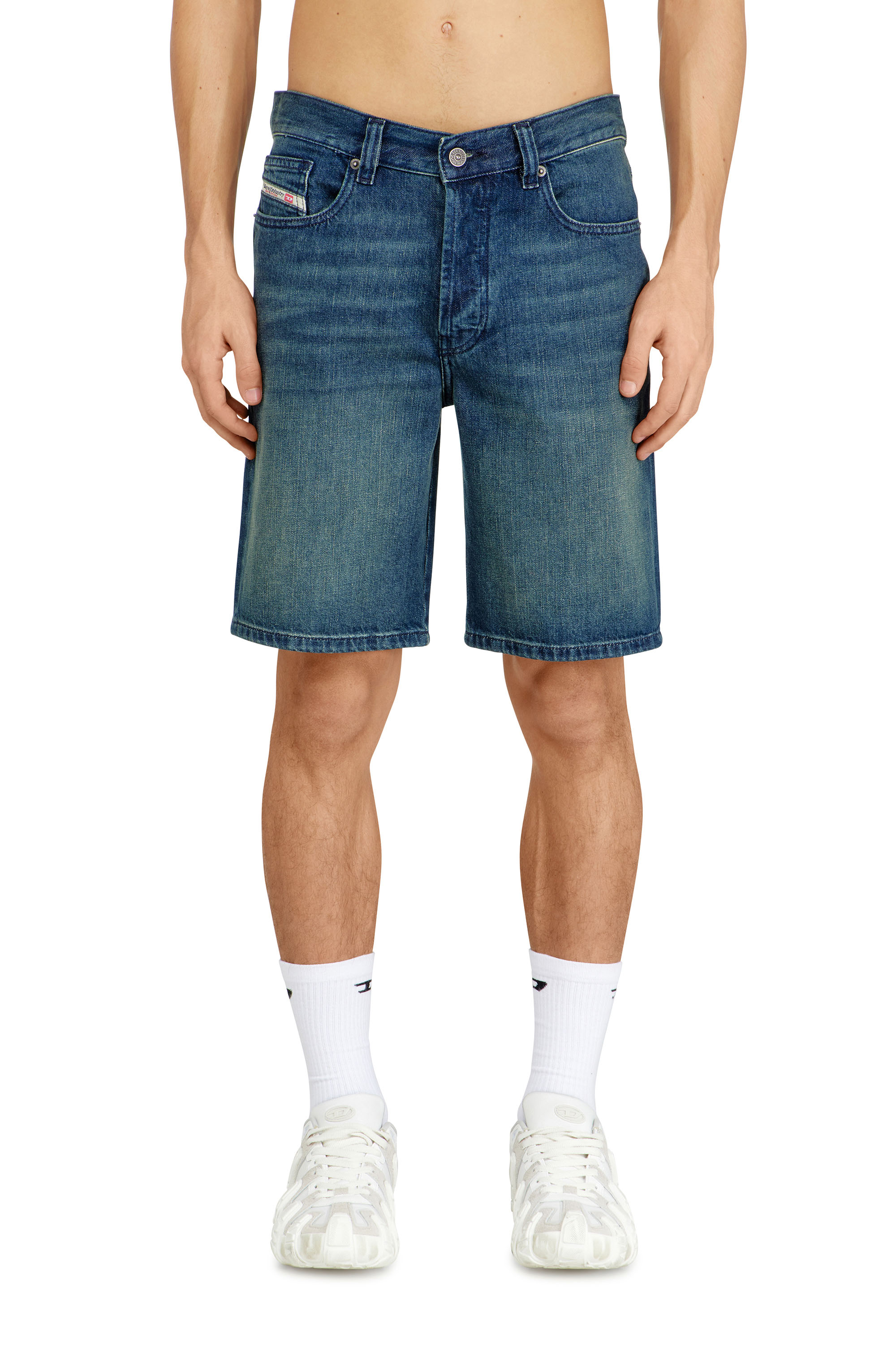 Diesel Mužský Modrá - Denim Shorts With A Clean Look - Denim Short Pants - Man Veľkosť 32