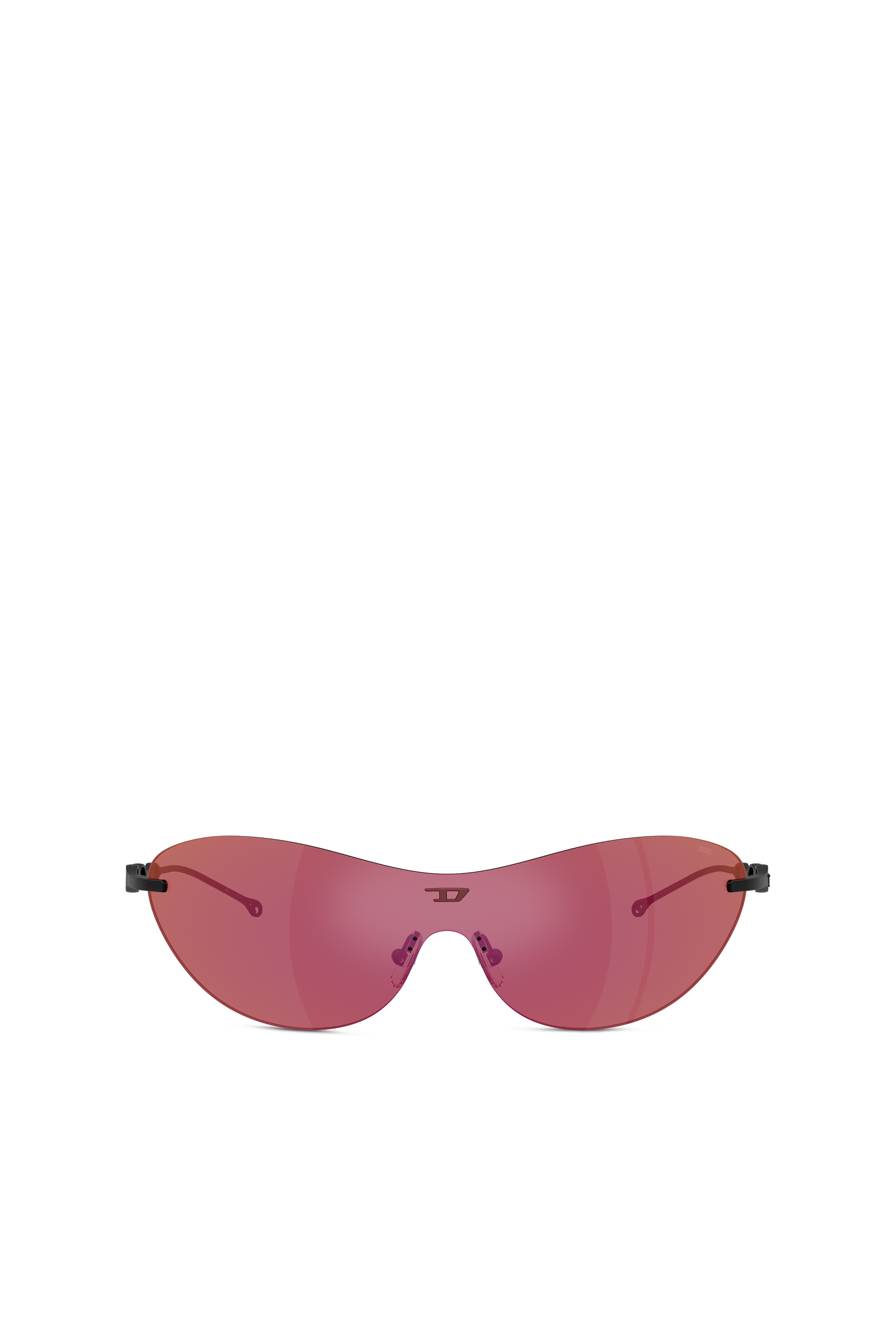 Diesel Unisex Violet - Iconic Oval Sunglasses - Sunglasses Uni