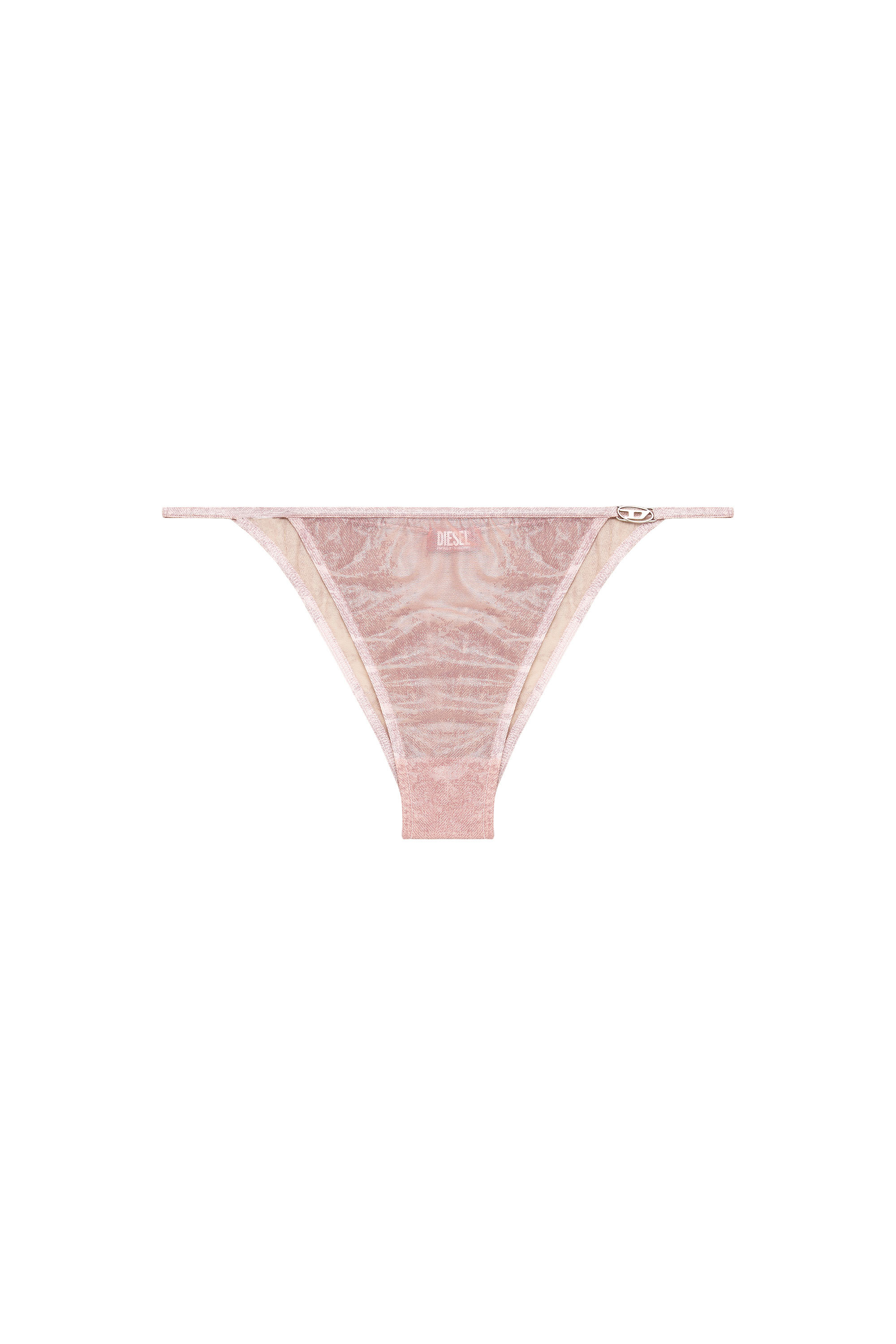 Diesel - PUNCHY-GFT, Woman's Nylon briefs with logo in Pink - 3