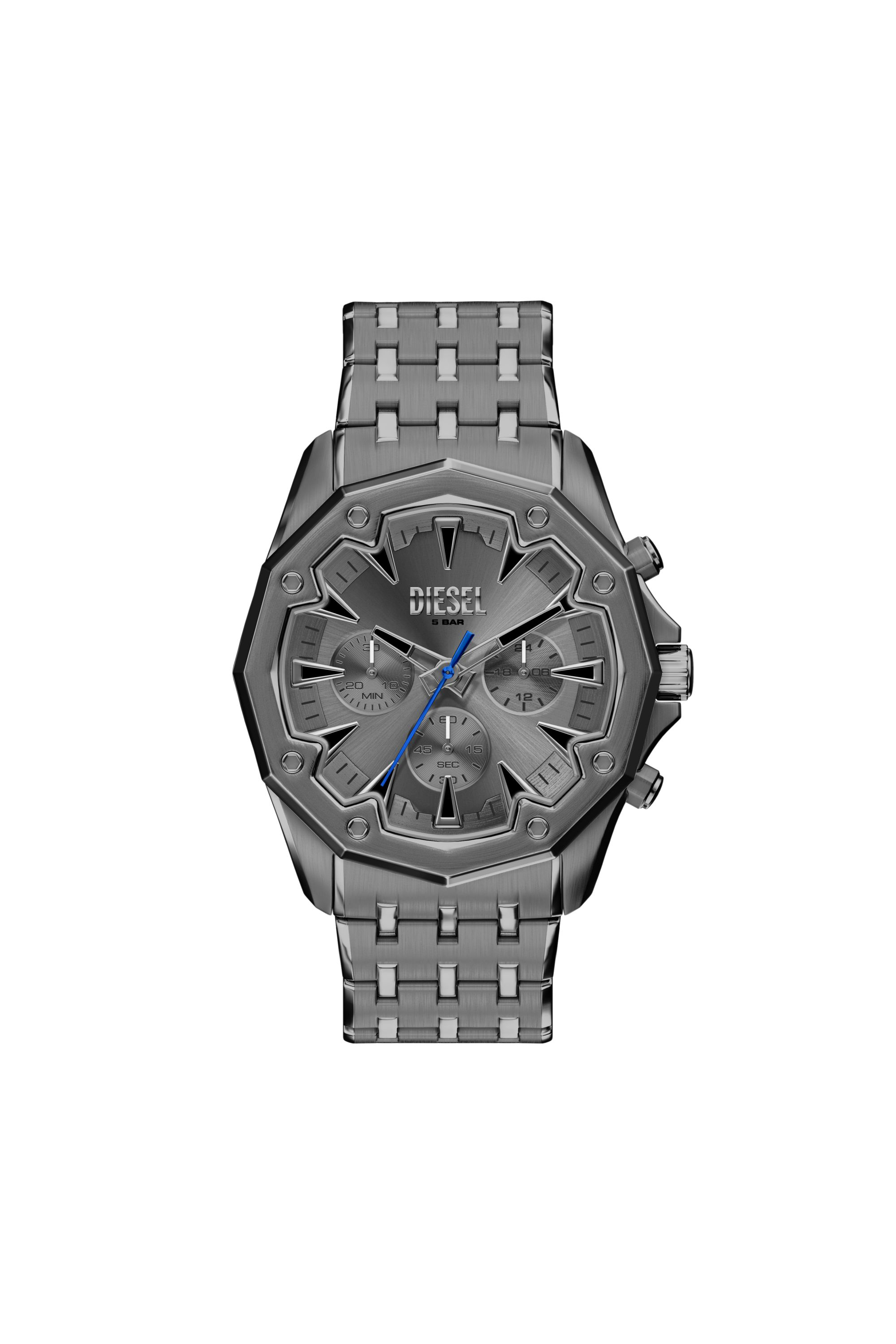 Diesel Men's Grey - Stinger Gunmetal Stainless Steel Watch - Timeframes - Man Uni
