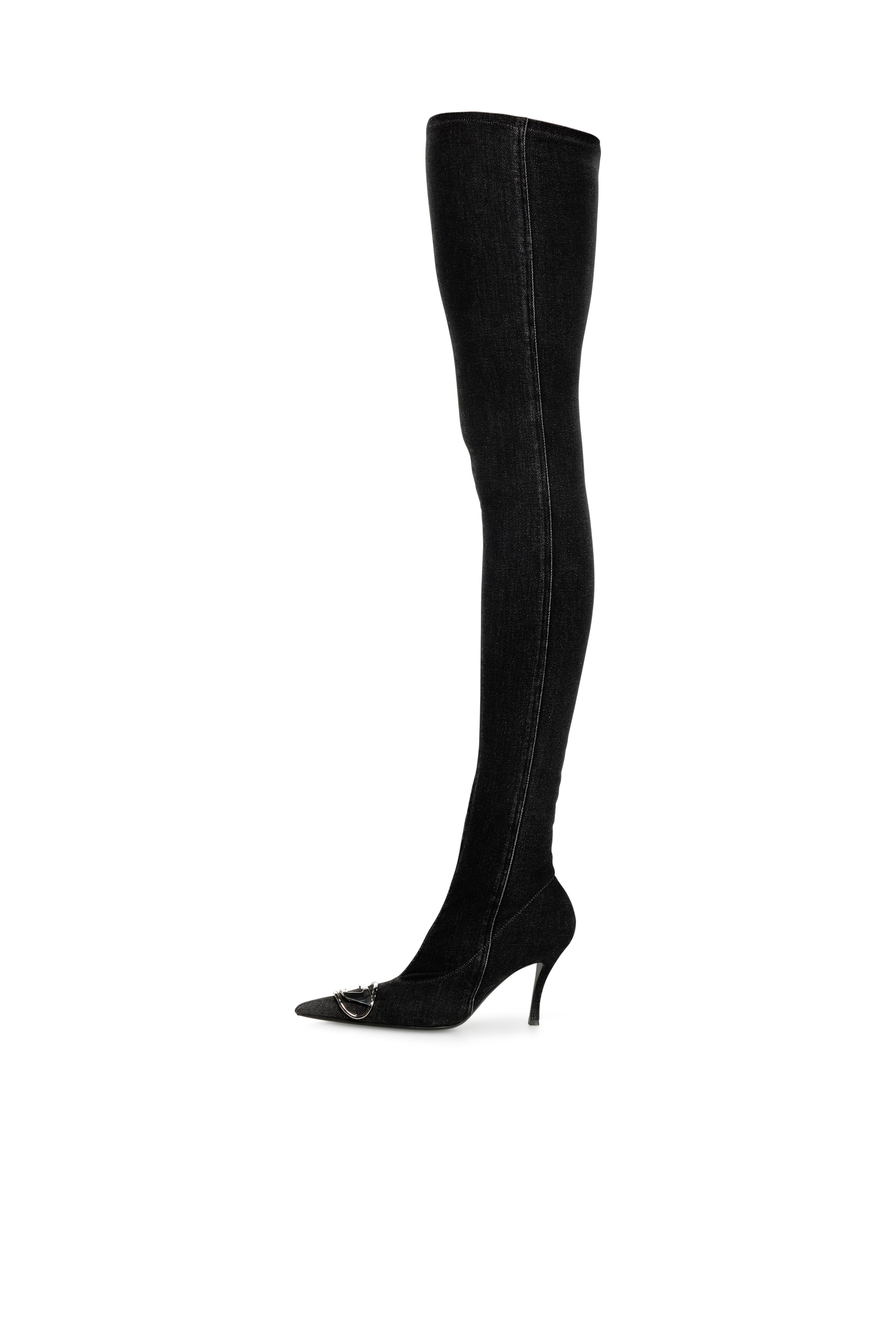 Diesel - D-VENUS TBT D, Woman's D-Venus-Over the knee boot in Black - 2