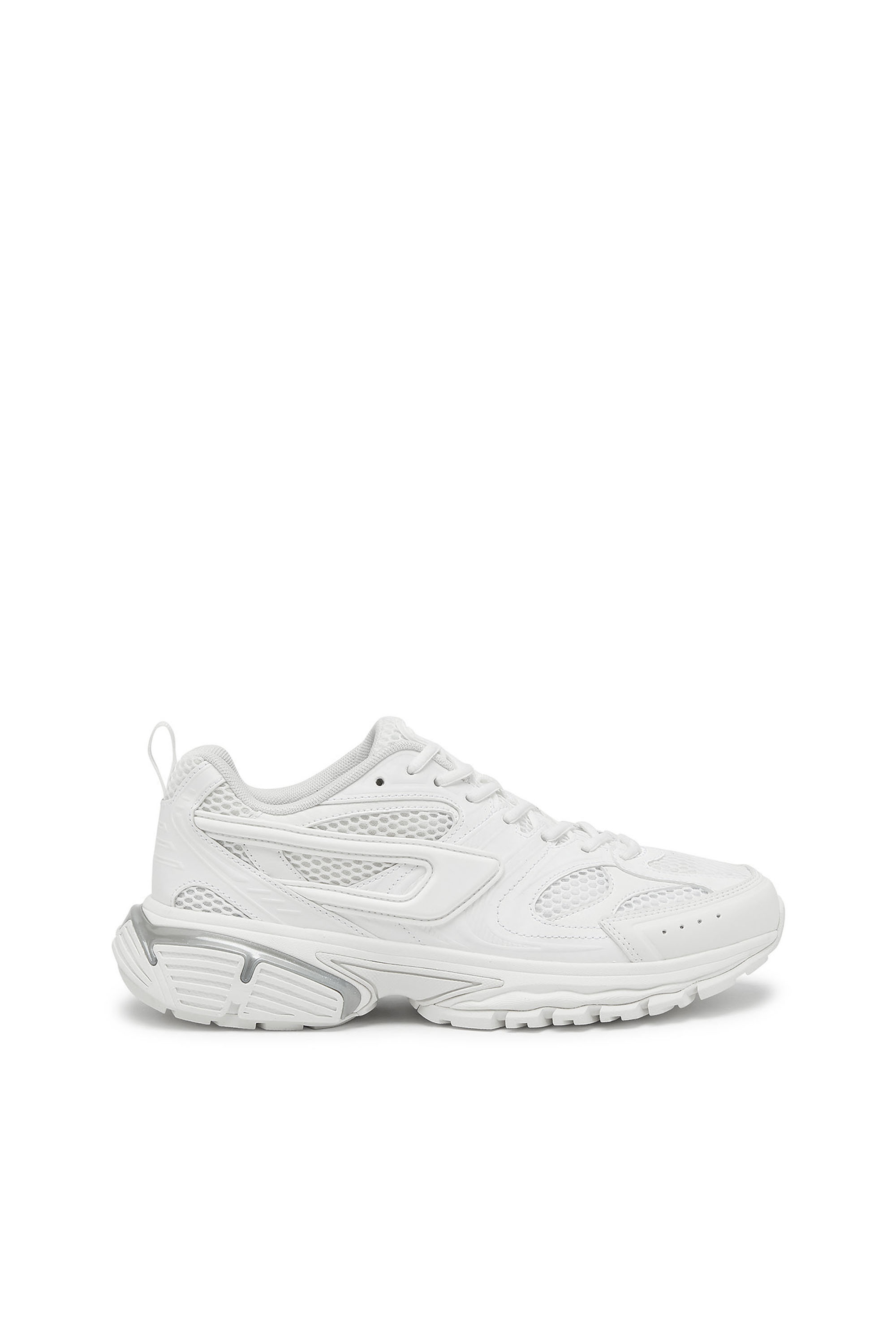 Diesel - S-Serendipity-Monochrome sneakers in mesh and PU - Sneakers - Woman - White