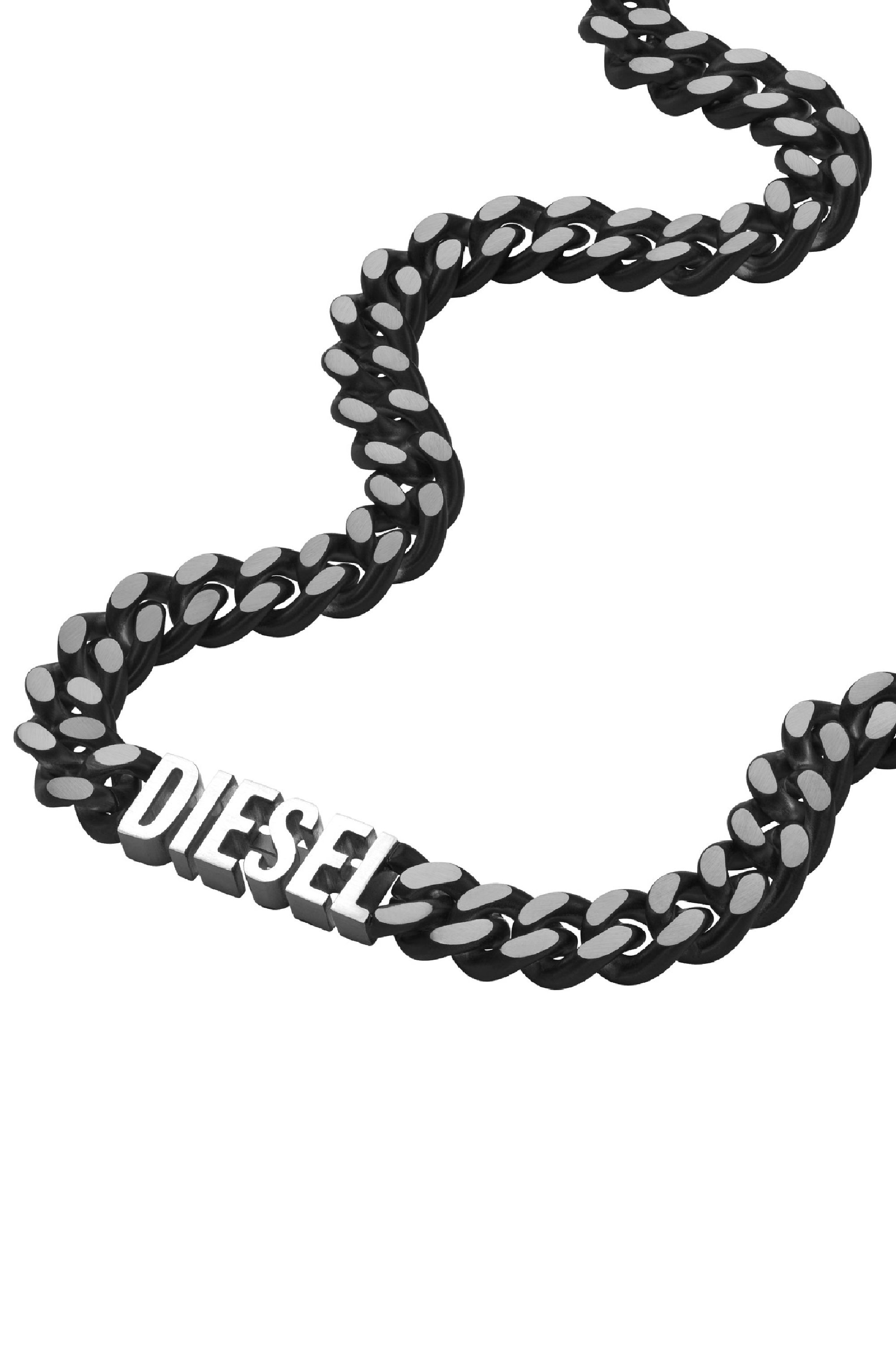 Diesel - Choker aus Edelstahl - Halsketten - Herren - Schwarz