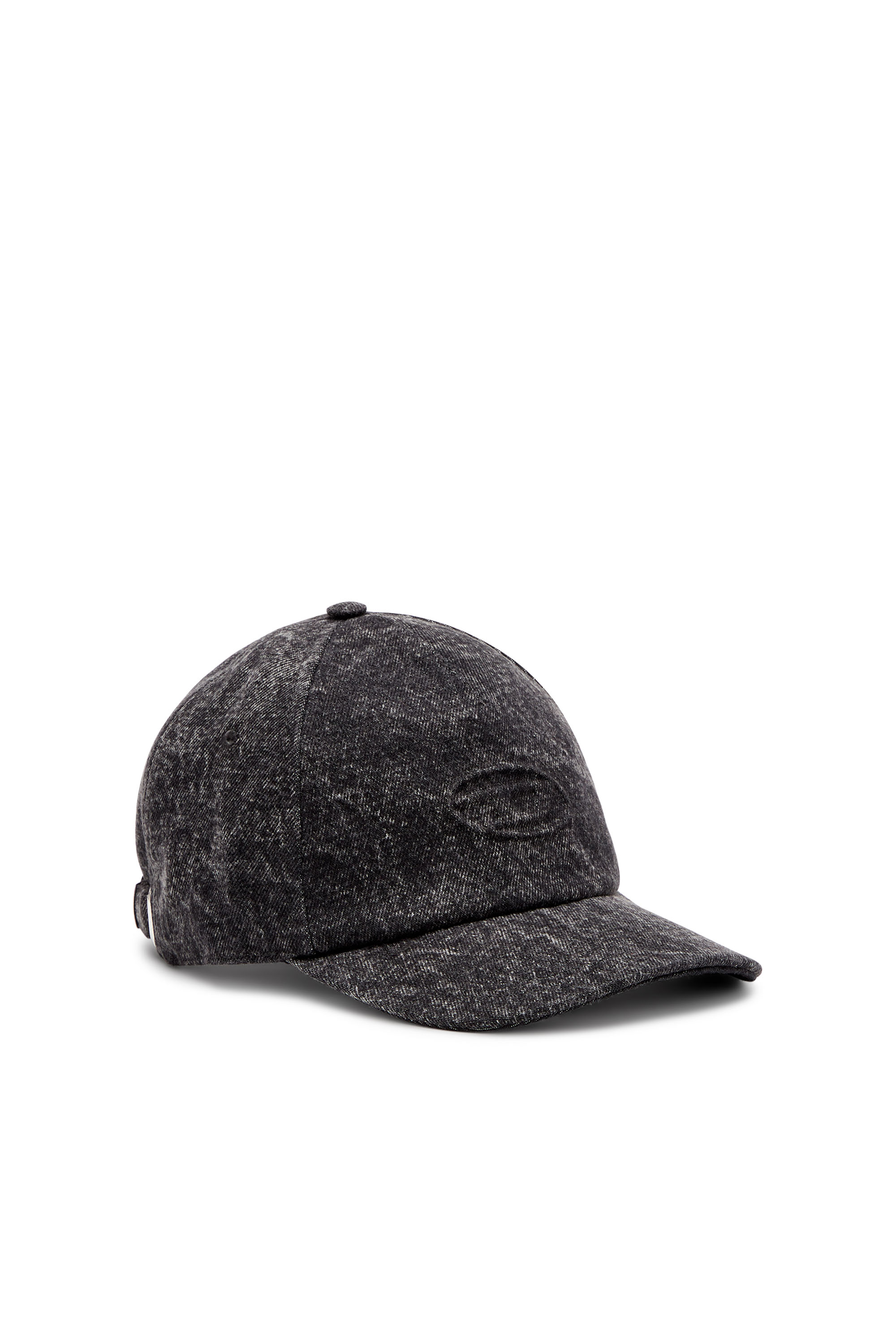 Diesel - Baseball cap in washed denim - Caps - Man - Black