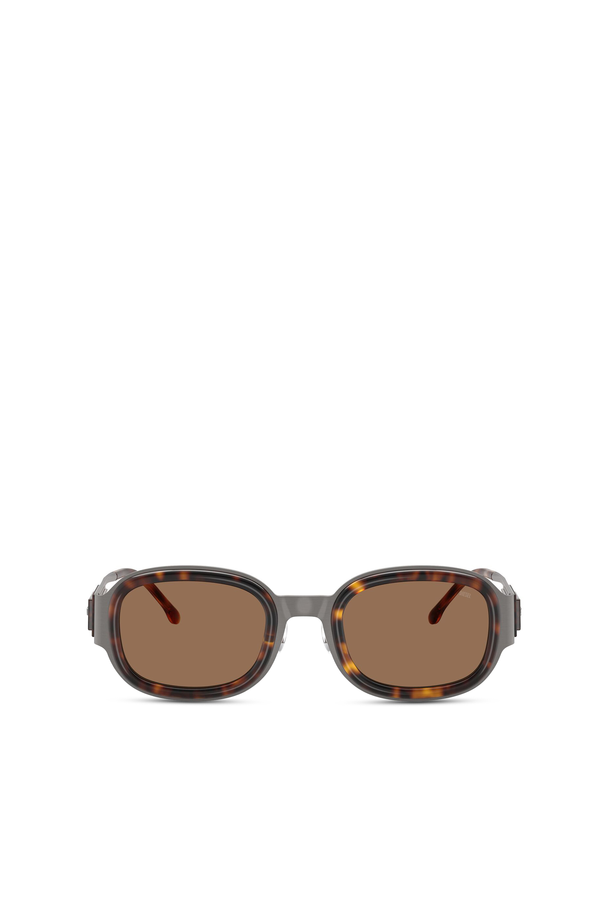 Diesel Unisex Brown - Square Sunglasses - Sunglasses Uni