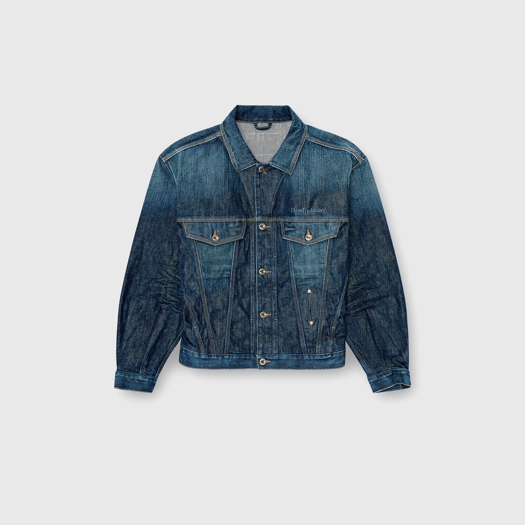 Diesel - Trucker jacket in selvedge denim - Denim Jackets - Unisex - Blue