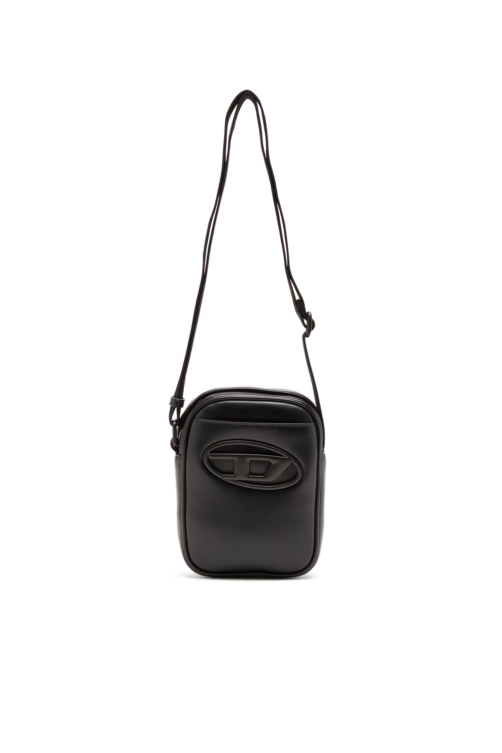 Diesel - Holi-D-Crossbody bag in PU and neoprene - Crossbody Bags - Man - Black