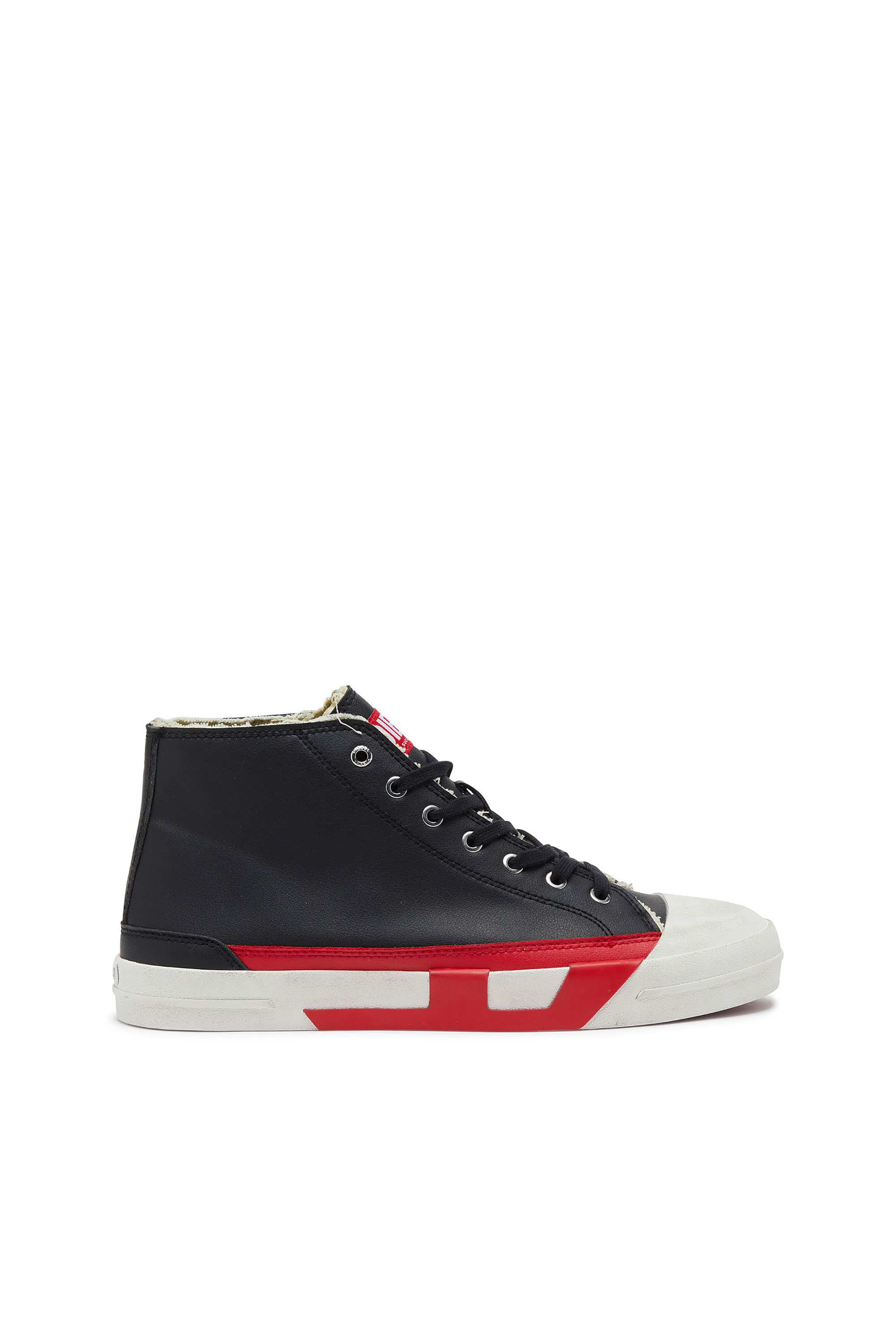 Diesel - S-D-Verse Vulcanized shoes with D logo - Sneakers - Man - Black