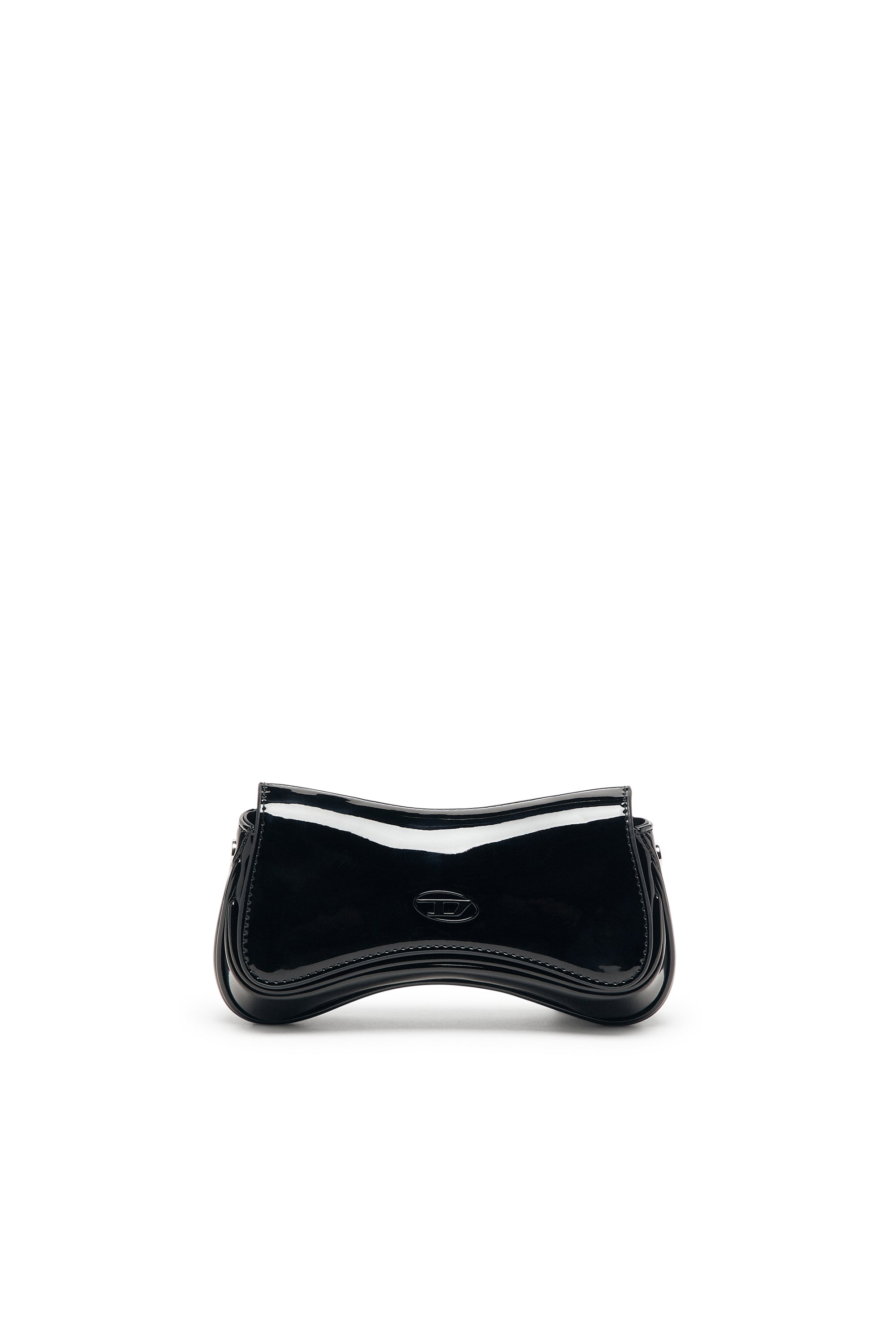 Diesel - Play-Small crossbody bag glossy - Crossbody Bags - Woman - Black