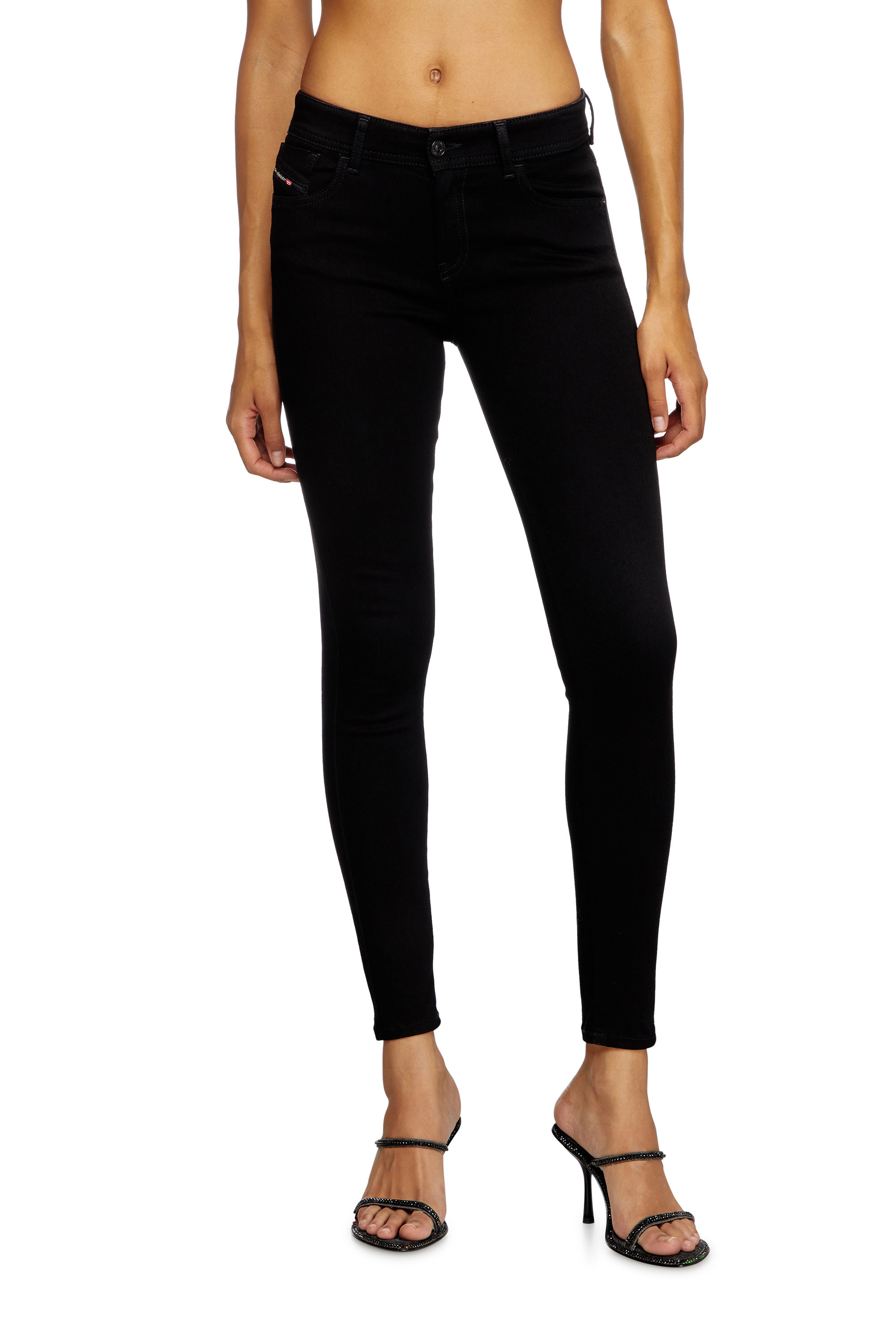 Diesel - Skinny Jeans - 2017 Slandy - Jeans - Woman - Black
