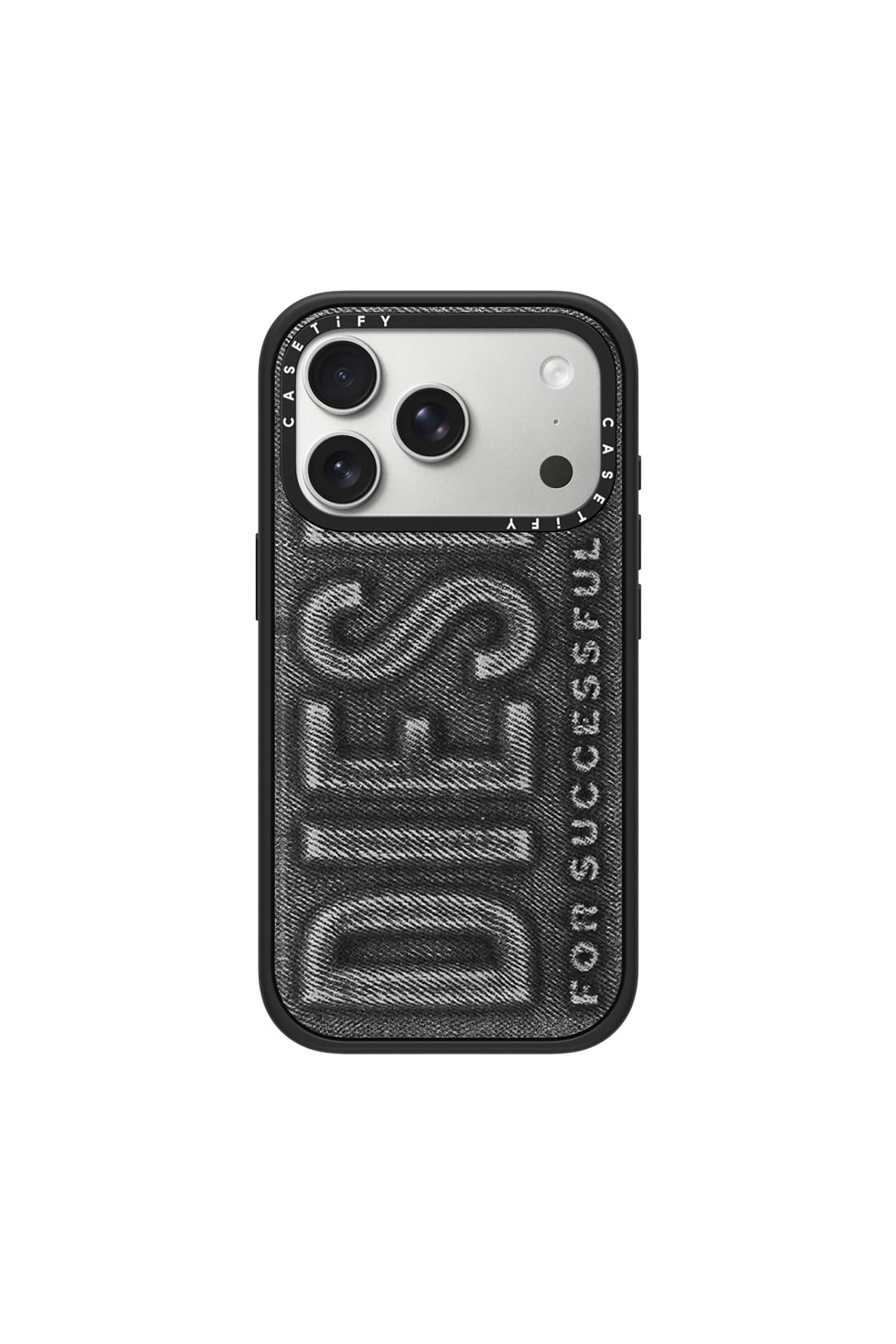 Diesel - 60558 MOULDED CASE, Unisex's Biscotto impact case for iPhone 17 Pro in Black - 1