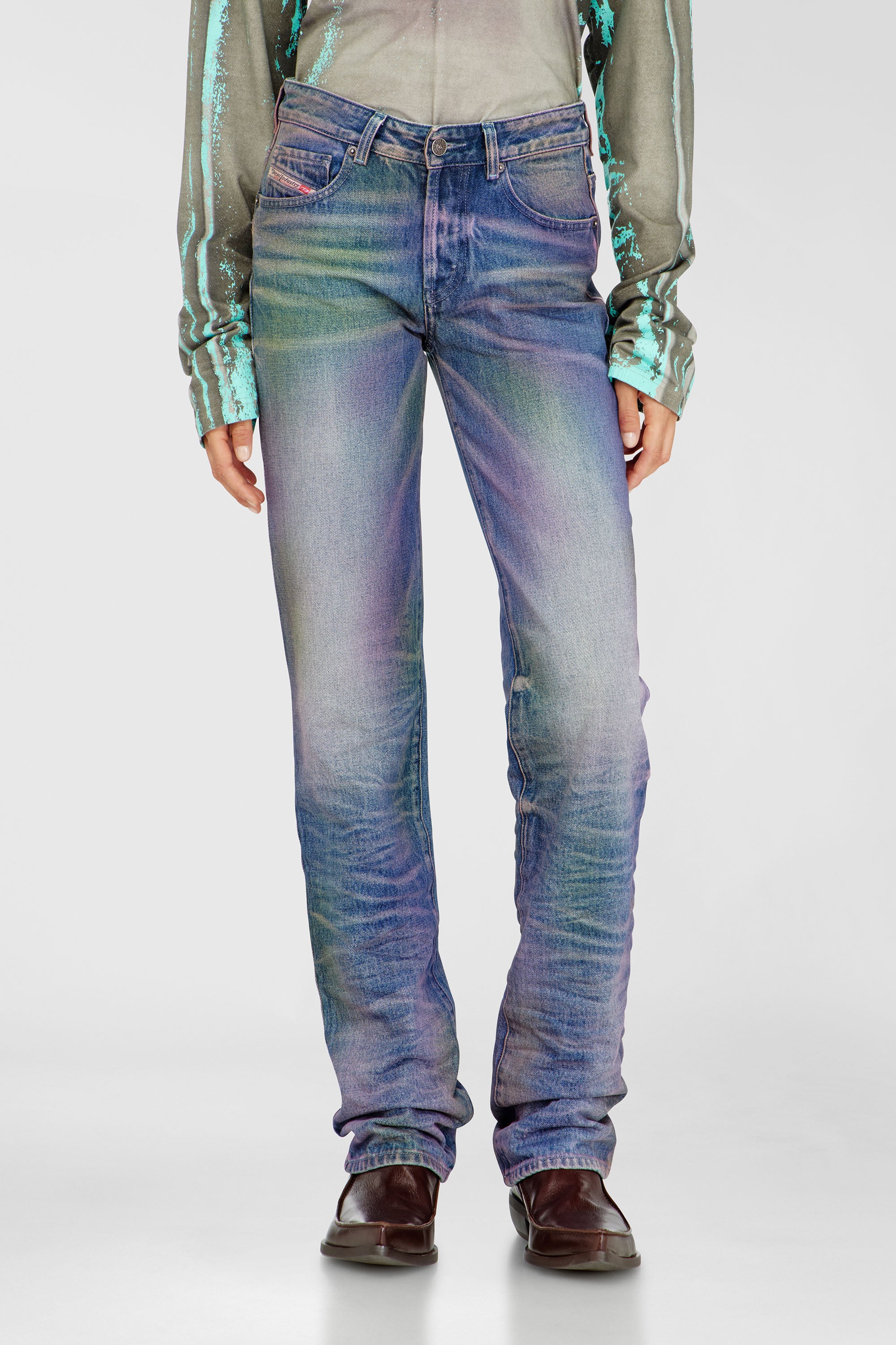 Diesel Regular Jeans Regular Waist D-Lie,, Button fly