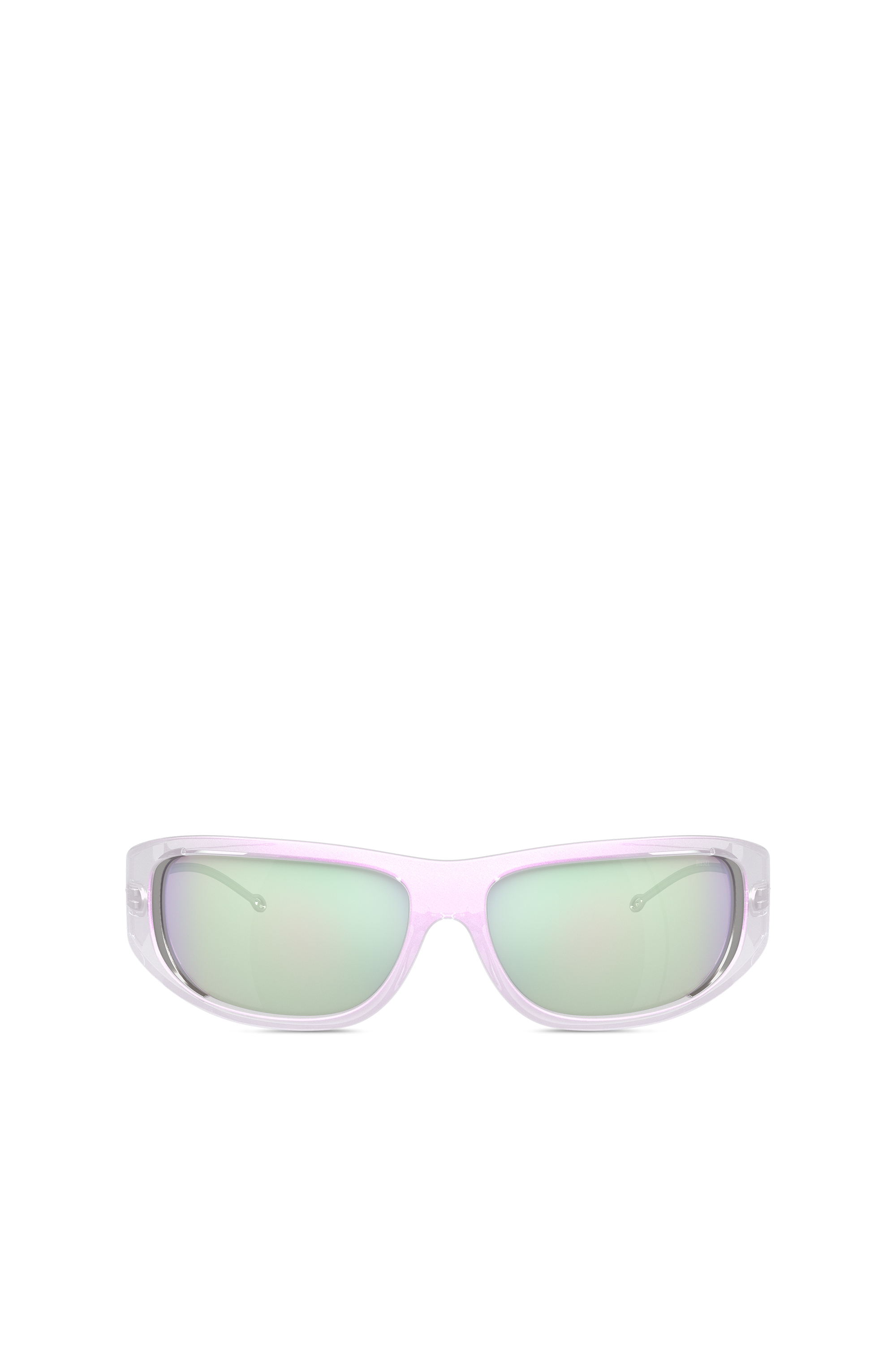 Diesel - Wraparound-Stil Brille - Sonnenbrille - Unisex - Weiss