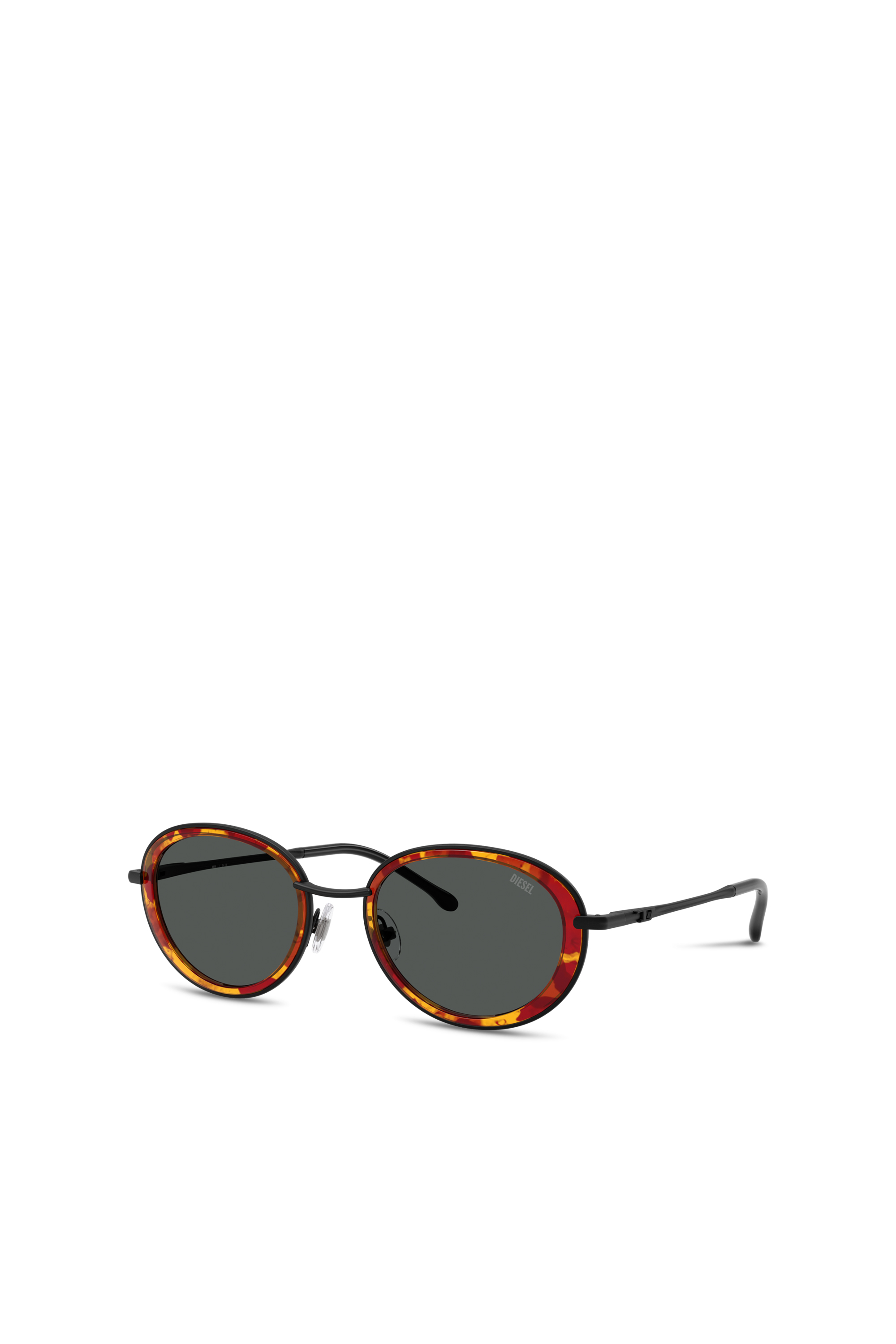 Diesel - 0DL1018, Unisex's Oval sunglasses in Black - 1
