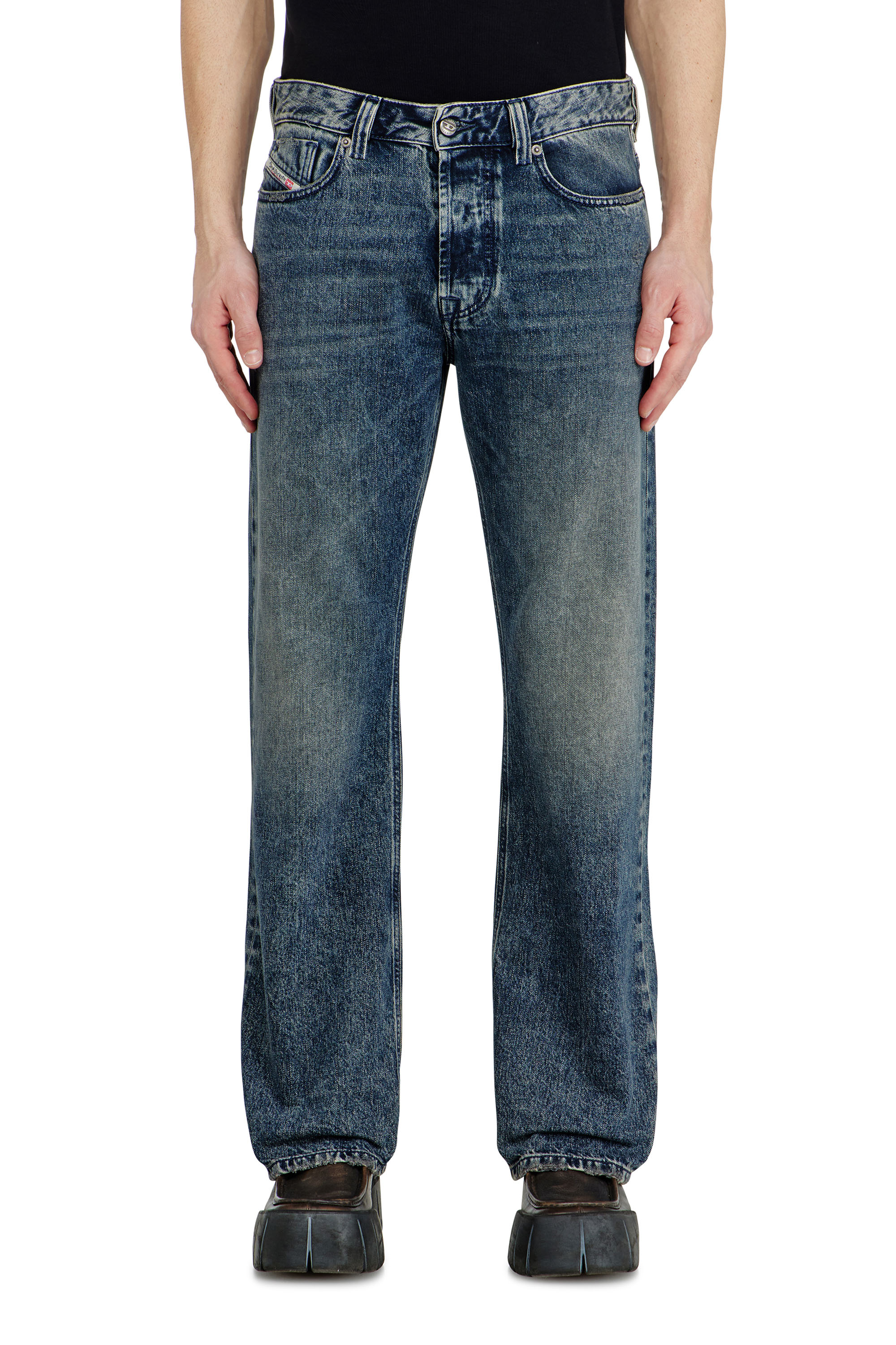 Diesel Miesten Sininen - Relaxed Jeans Regular Waist 1980 D-Eeper - Jeans - Man Koko 31