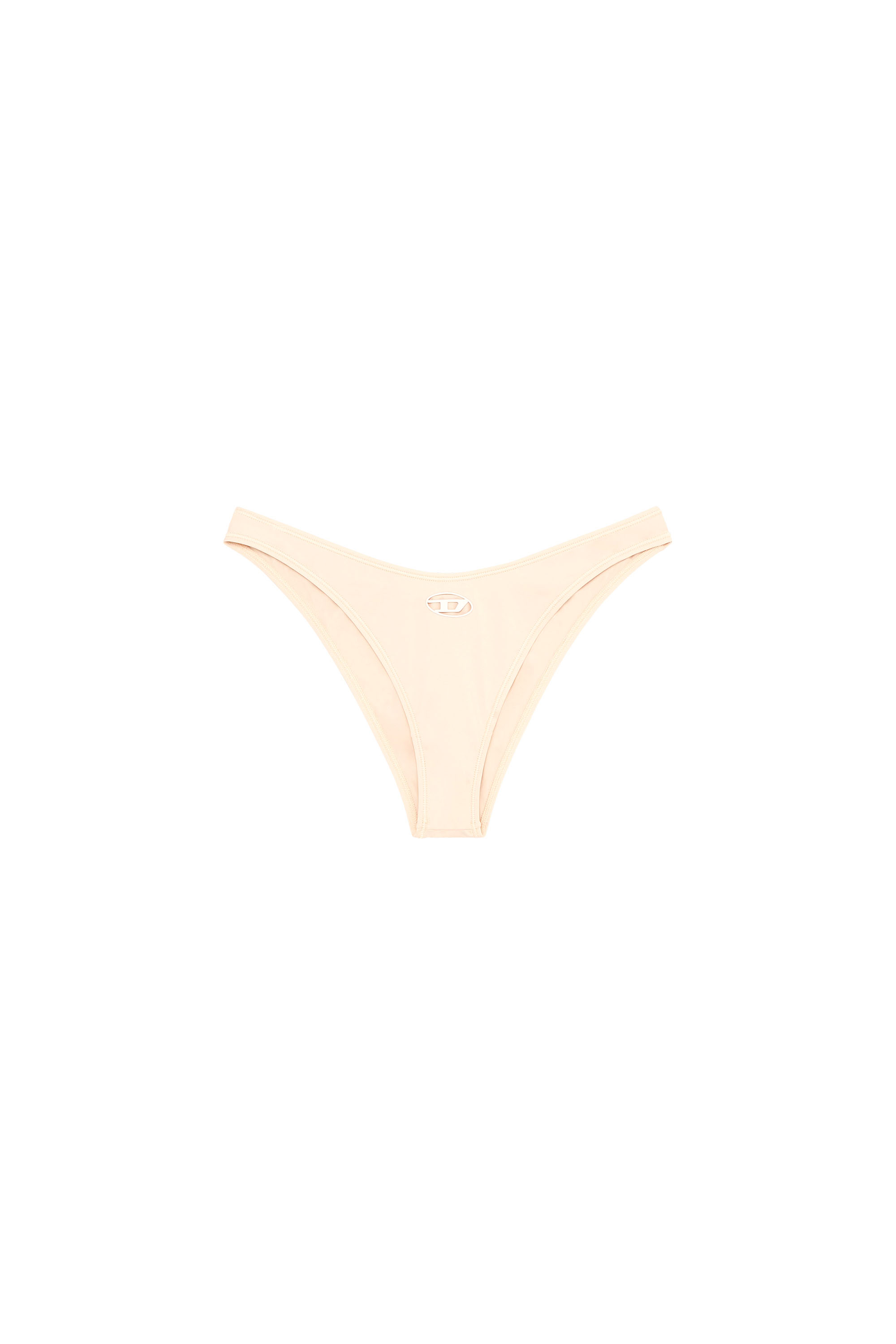 Diesel - PUNCHY-UTLT, Woman's Microfibre briefs with cut-out logo in Nude - 3