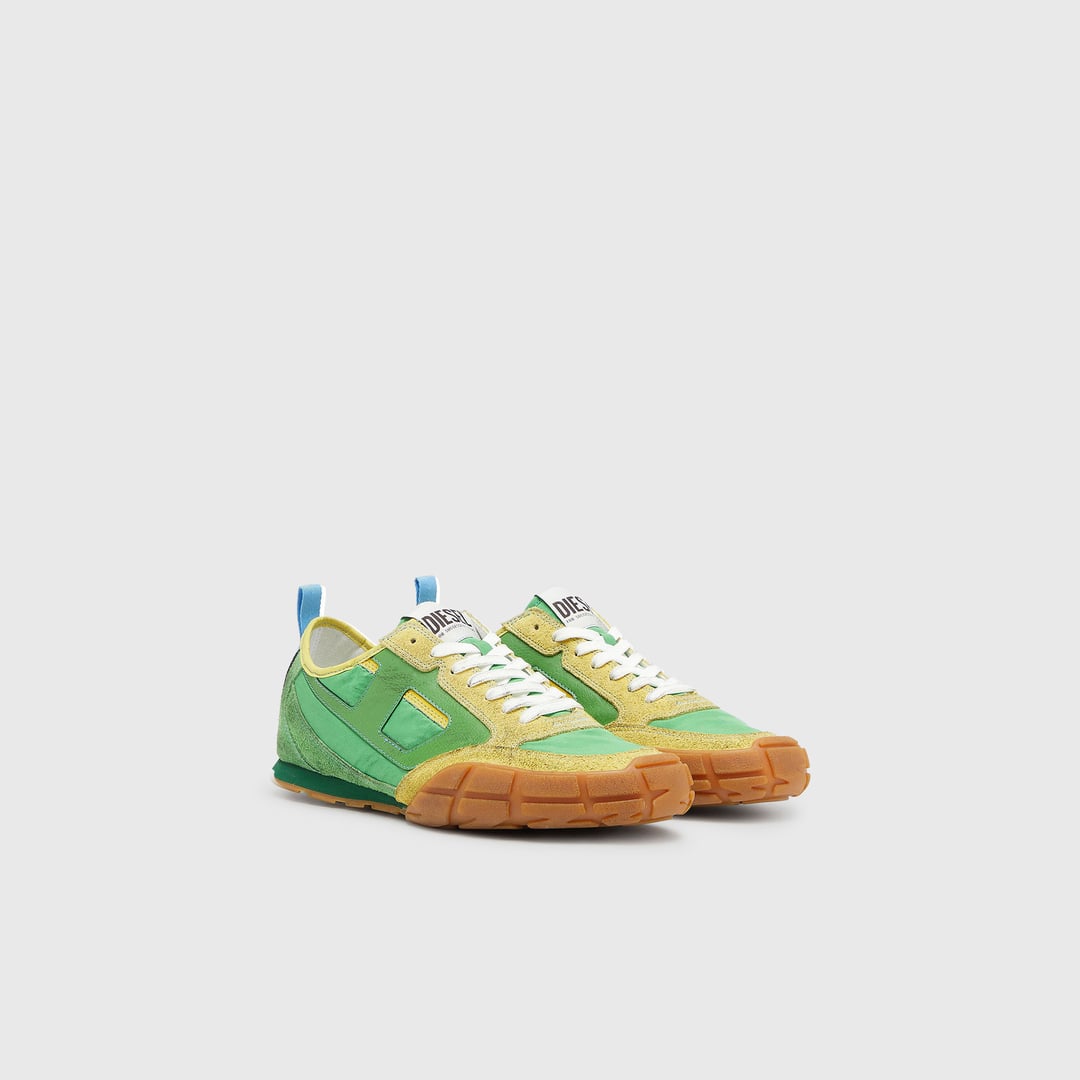 Diesel - S-Pagodha - Sneakers in leather and nylon - Sneakers - Man - Green