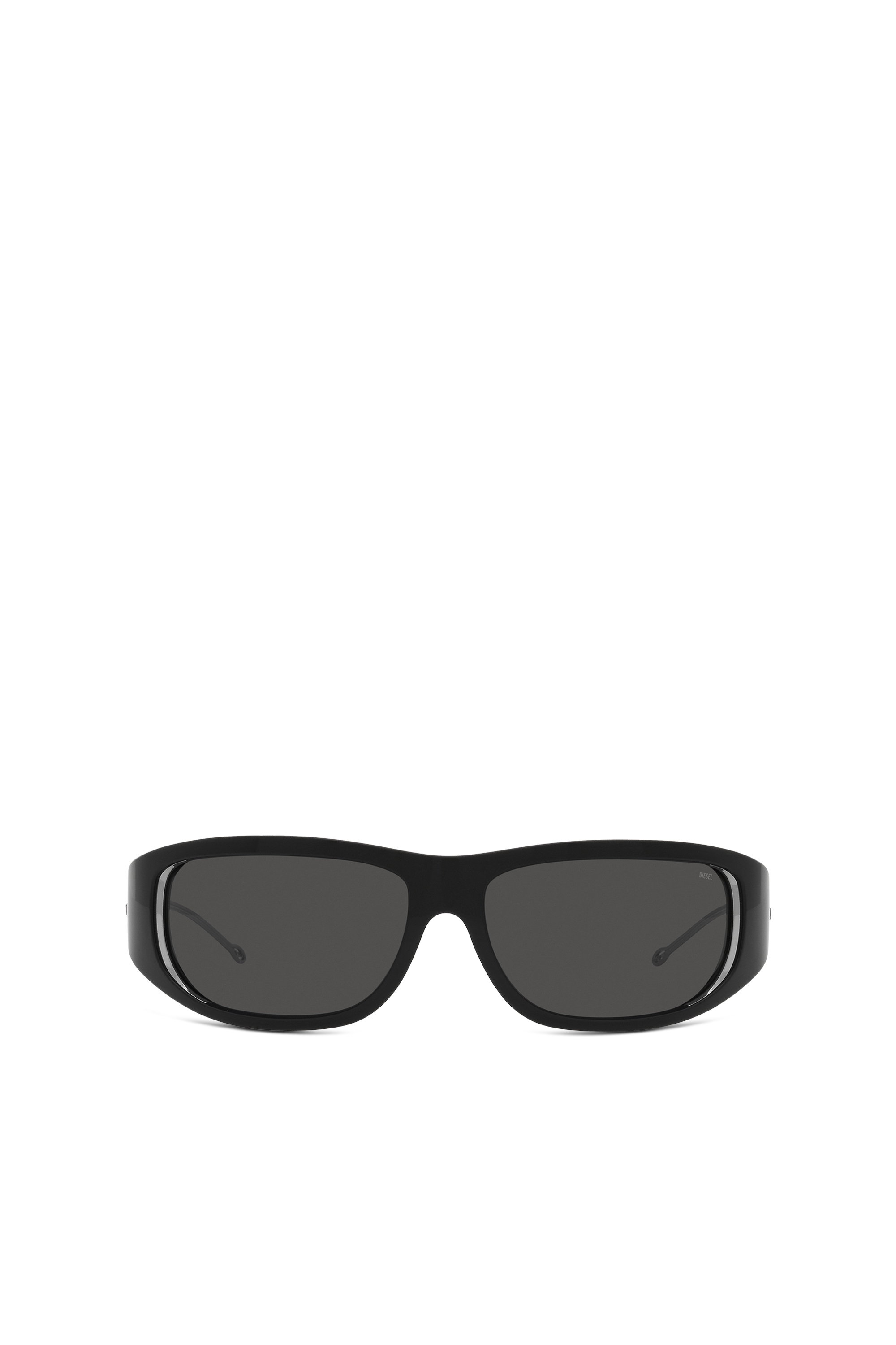 Diesel - Gafas con estilo envolvente - Gafas de sol - Unisex - Negro