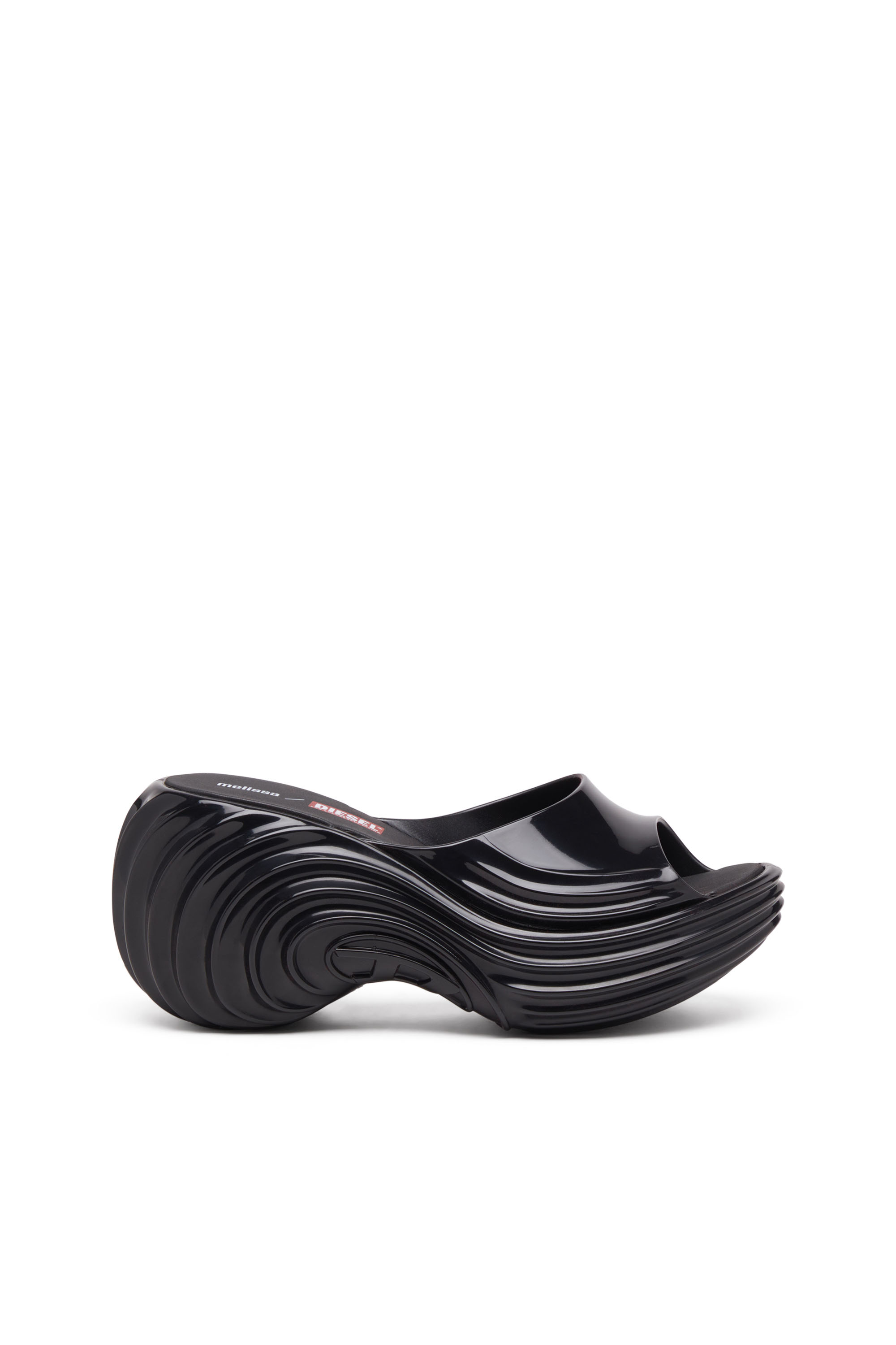 Diesel Platform Mule In Melflex In Black