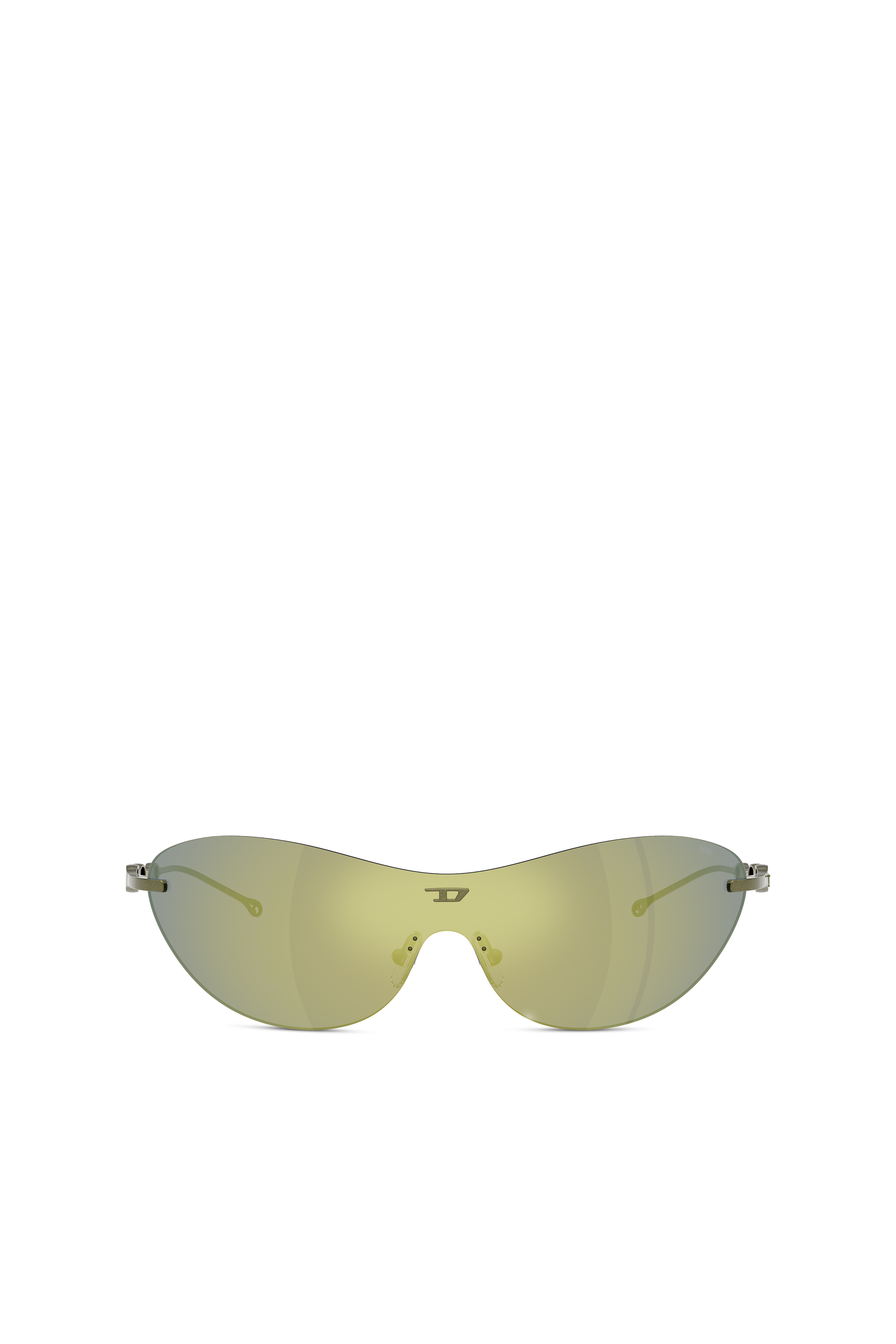 Diesel Unisex Green - Iconic Oval Sunglasses - Sunglasses Uni
