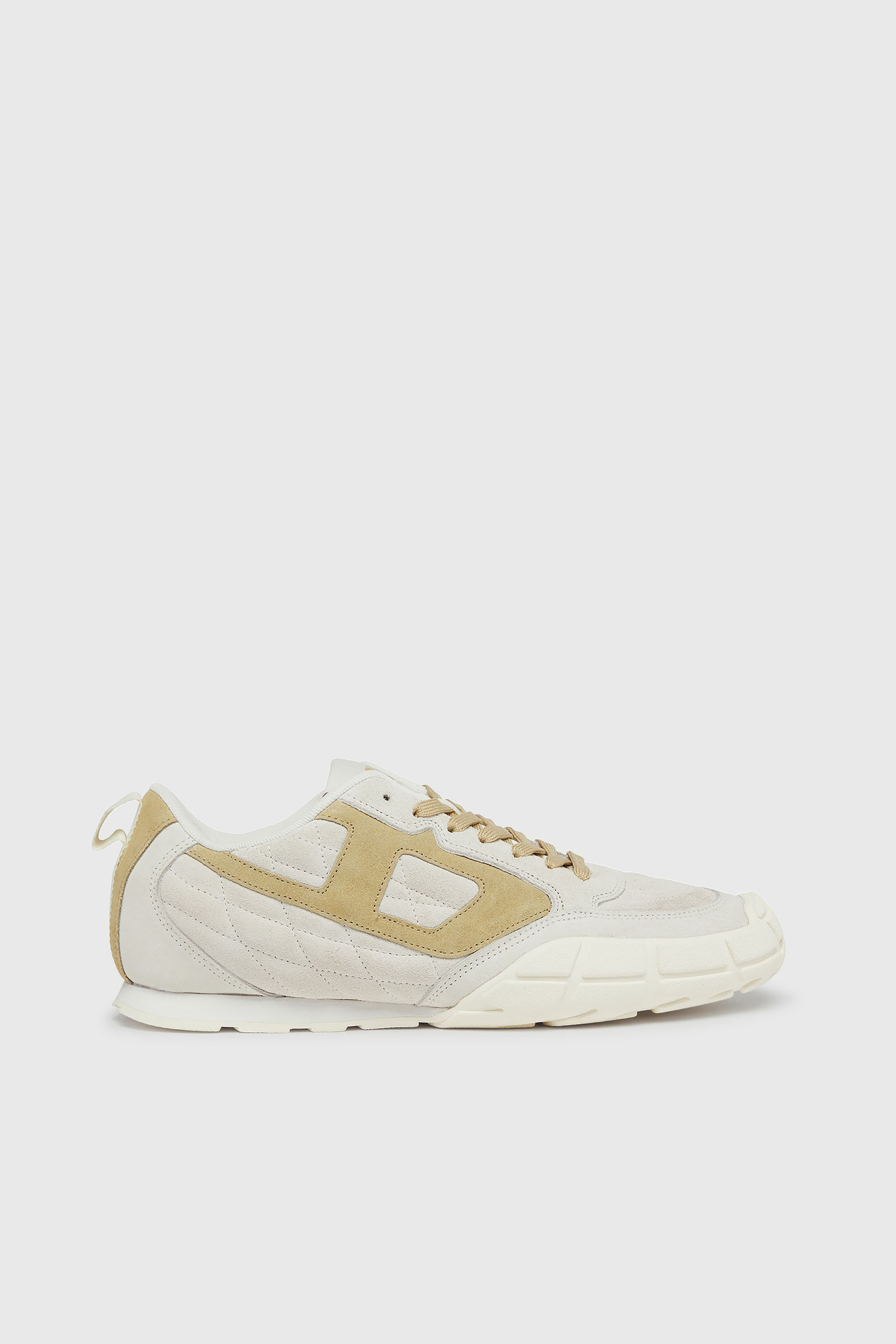 Diesel, S-Pagodha-Quilted suede sneakers, Sneakers, Woman in White