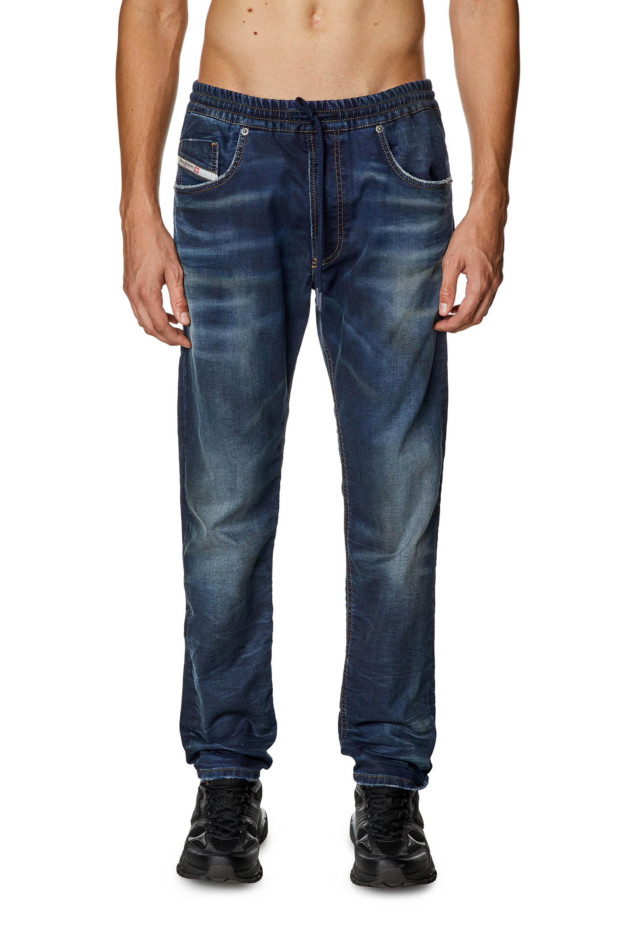 Diesel Tapered Krooley Jogg Jeans In Blu