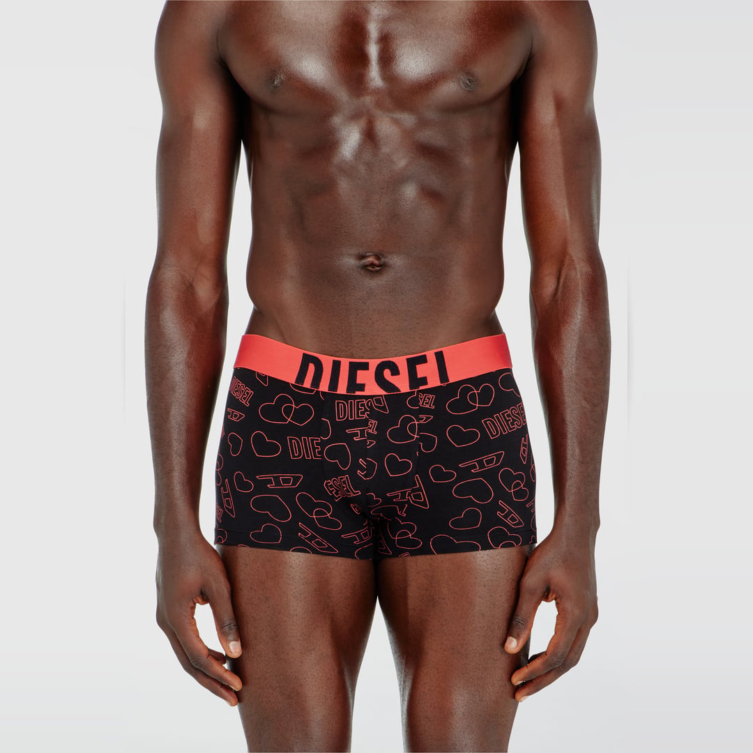 Diesel - Three-pack boxer briefs with heart print - Trunks - Man - Multicolor
