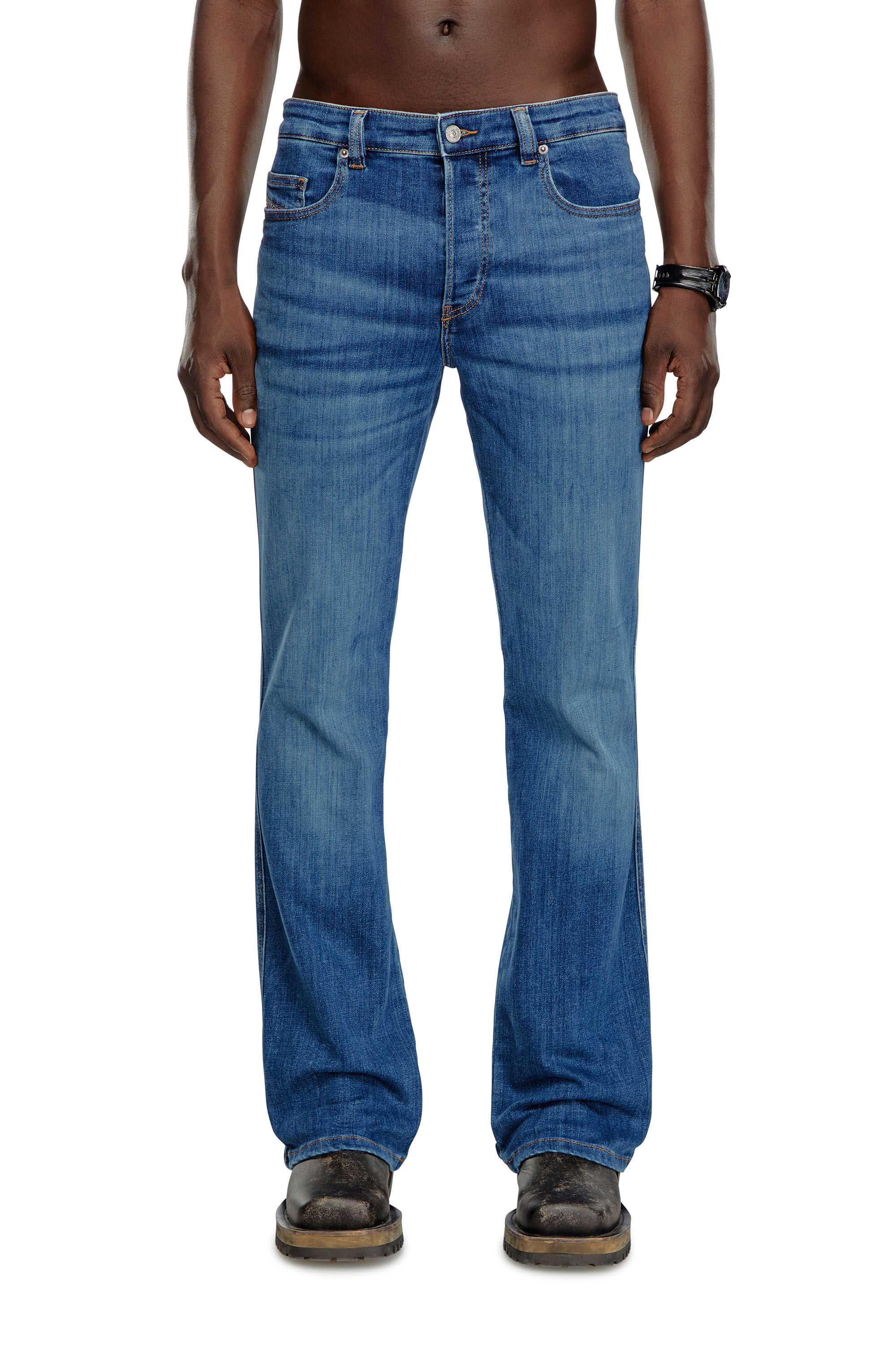 Shop Diesel Bootcut Jeans In Blue