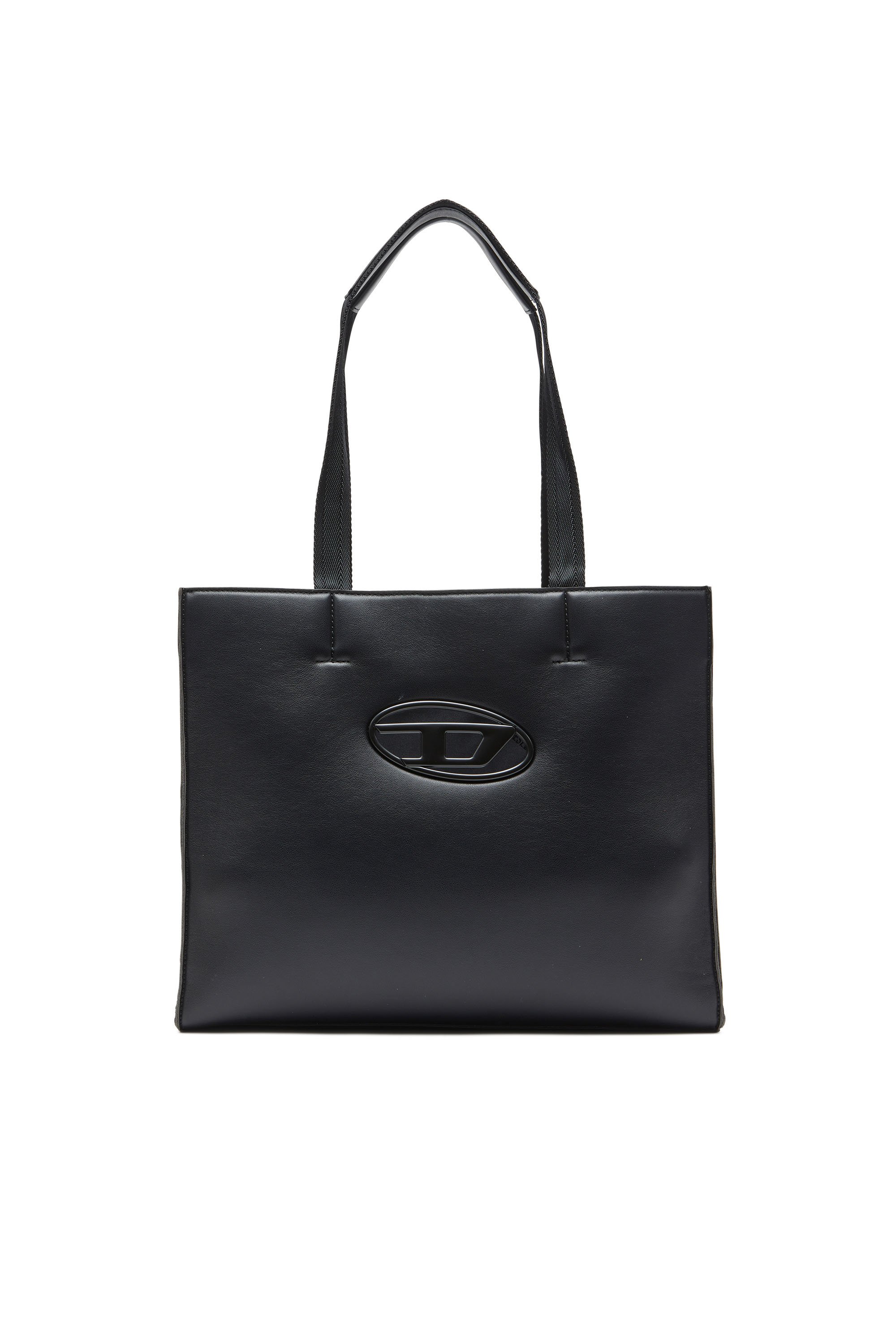Diesel - Holi-D Shopper Ew - Tote bag in PU and neoprene - Shopping Bags - Unisex - Black