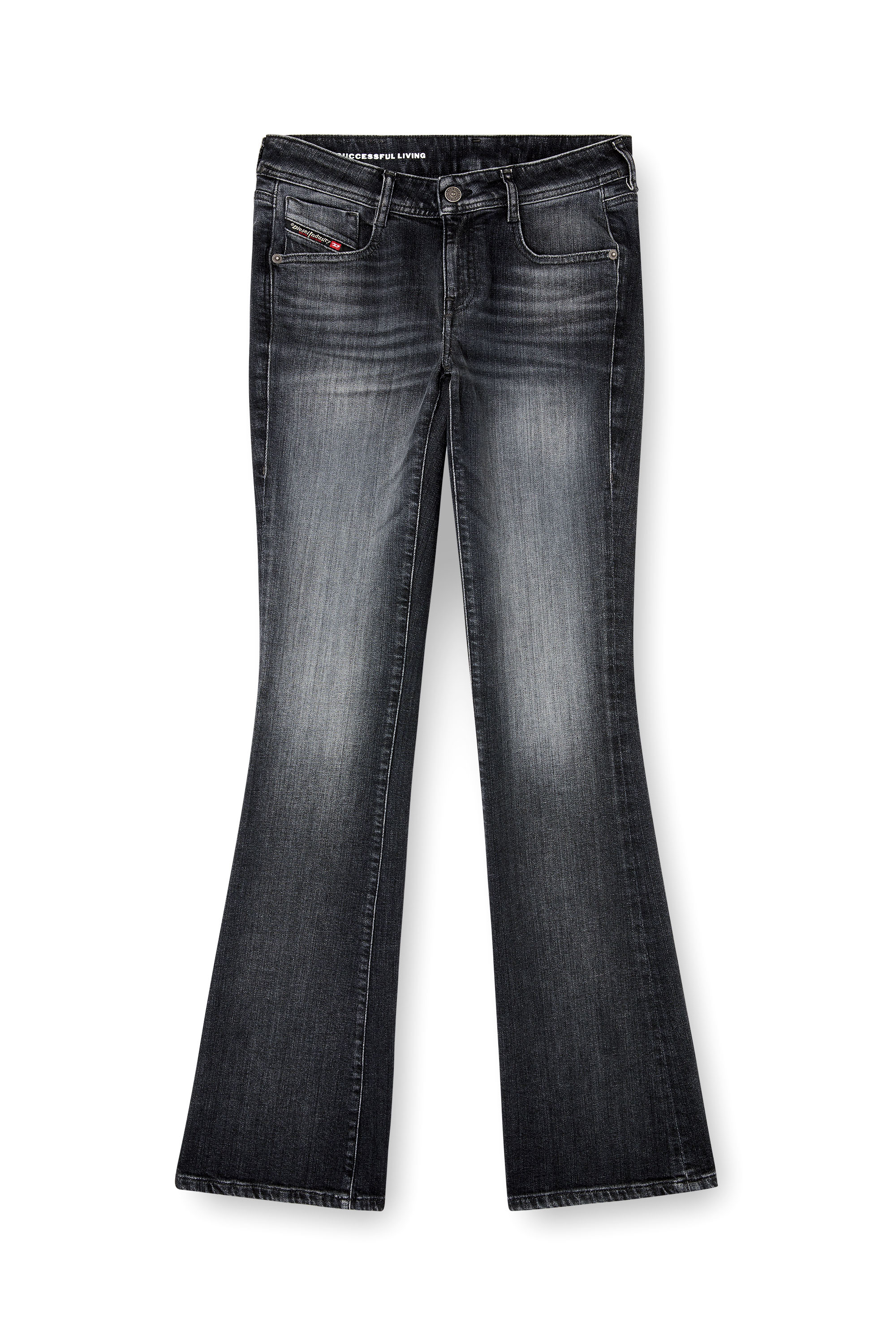 Diesel - Woman's Bootcut Jeans 1969 D-Ebbey 09L98, Black/Dark grey - 4