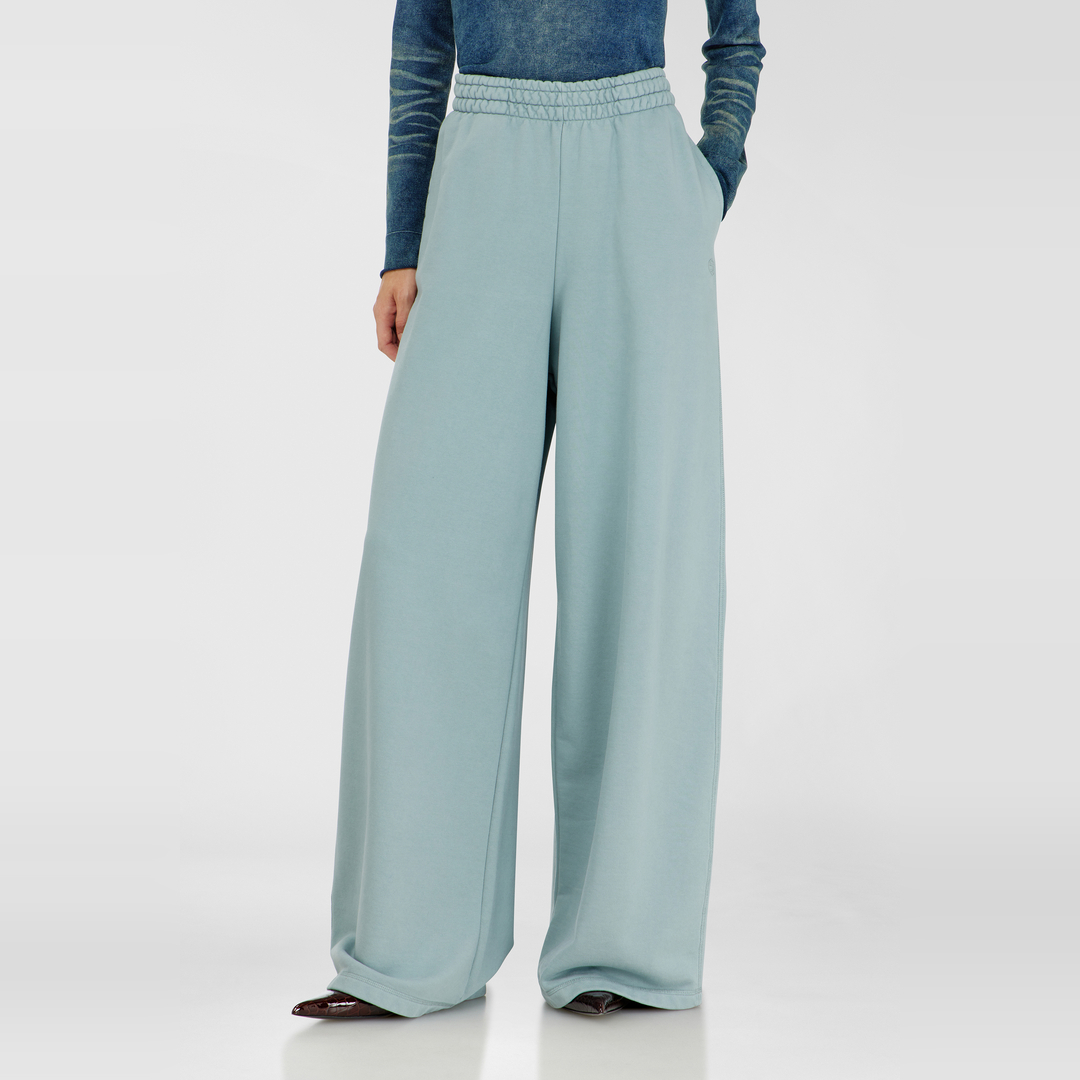 Diesel - Pantalon de survêtement ample avec taille élastique - Pantalons - Femme - Bleu