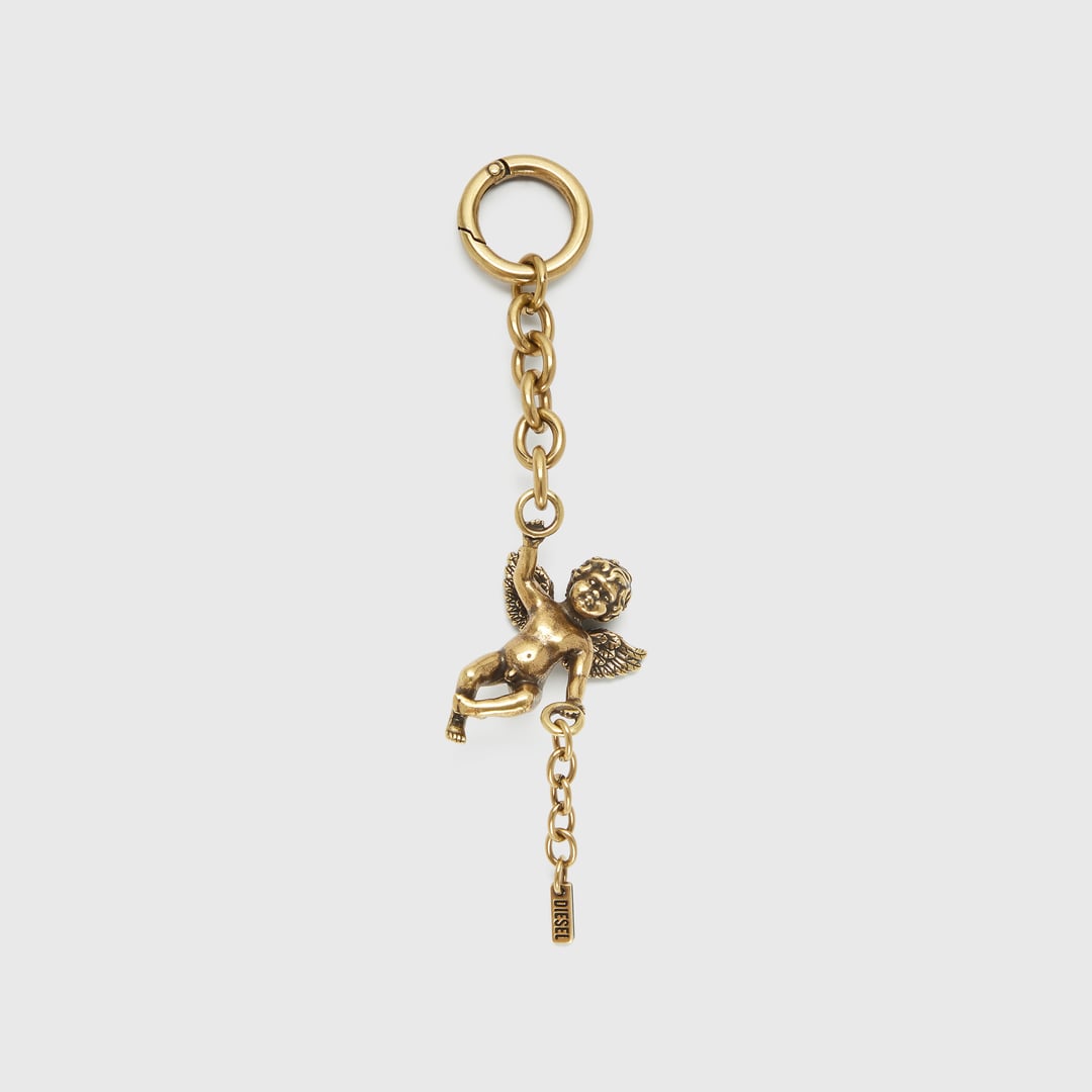 Diesel - Metal cherub charm - Charms and Keyrings - Woman - Gold