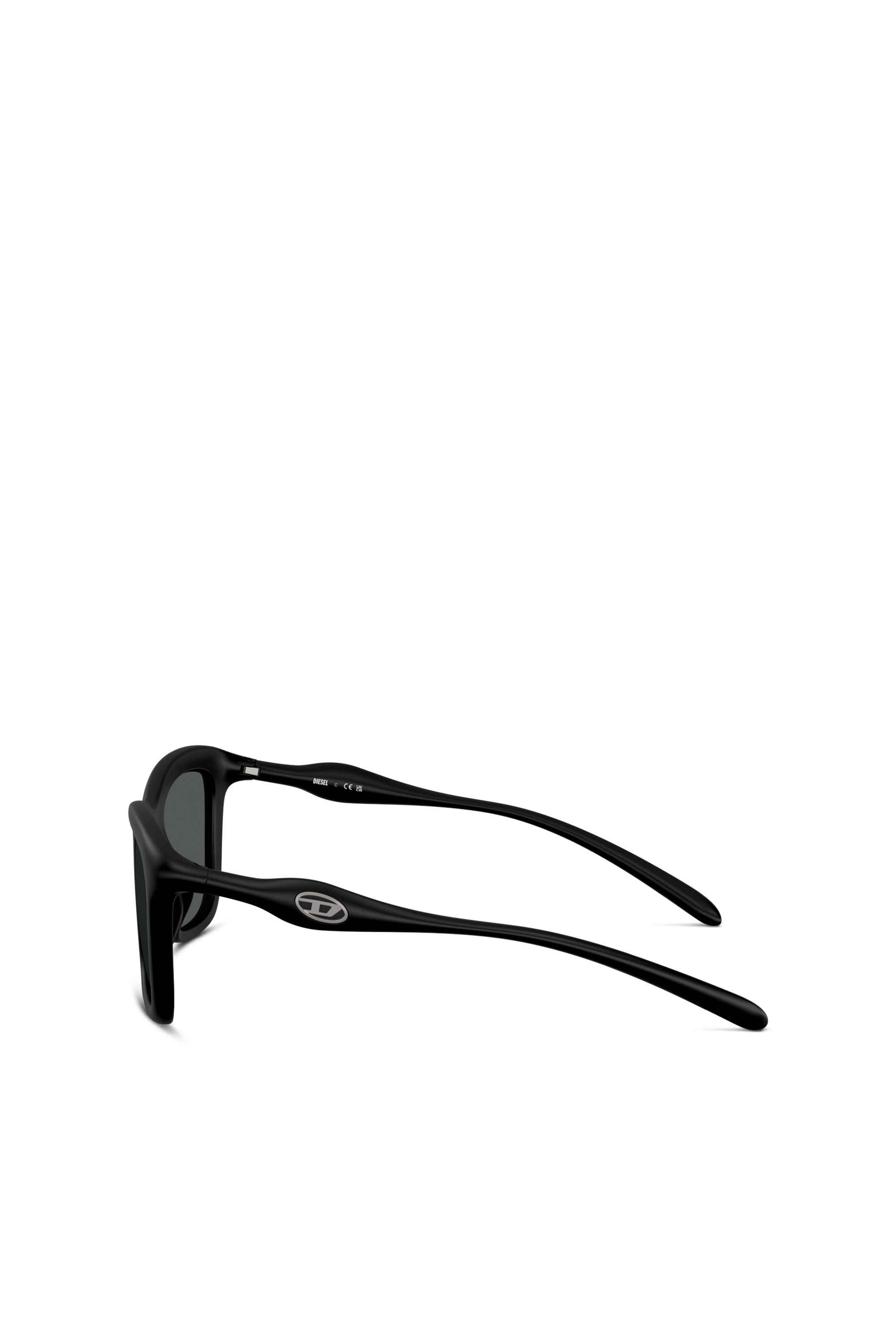 Diesel - 0DL3008U, Unisex's Square sunglasses in Black - 3