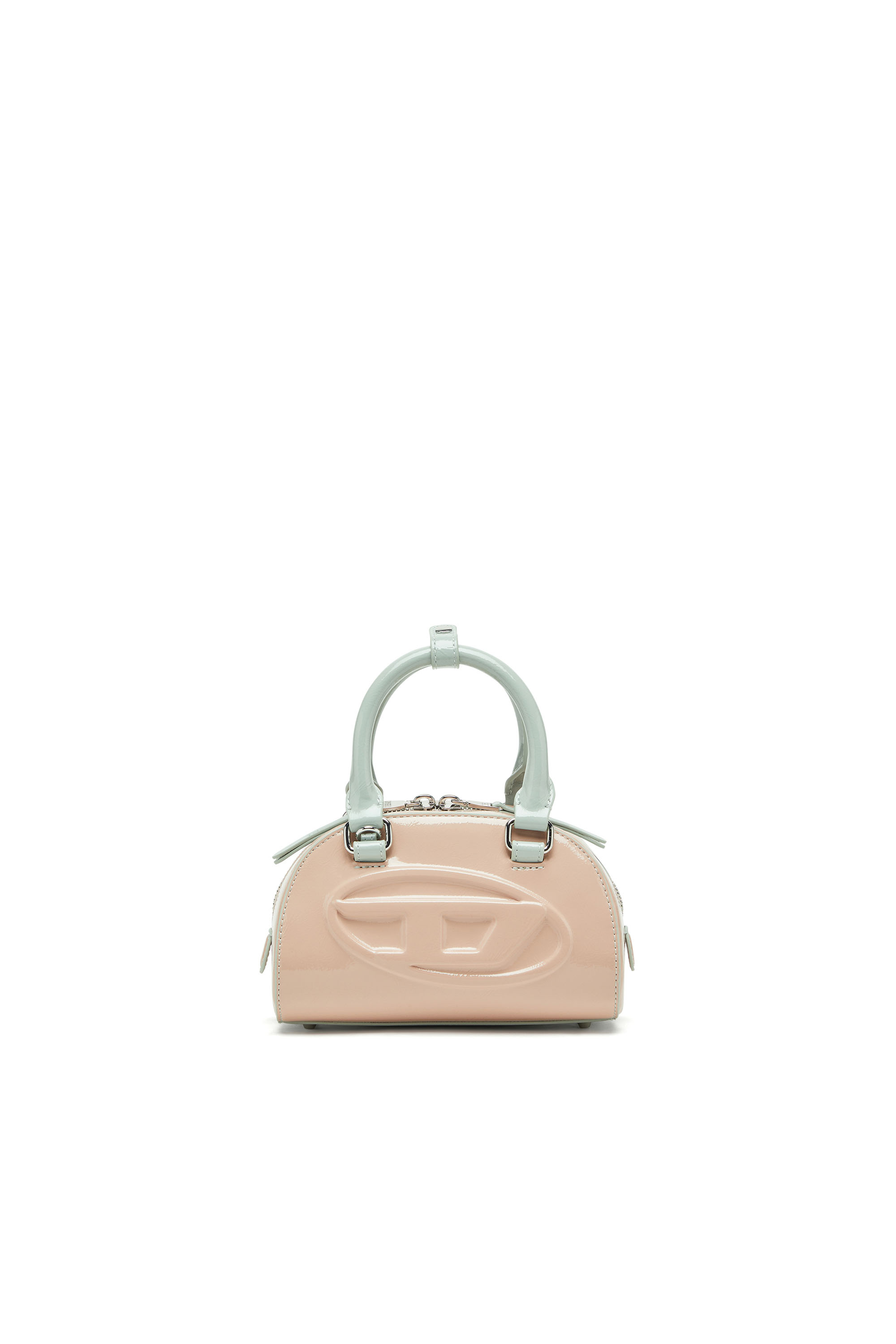 Diesel Mulher Rosa - 1Dr Dome-Mini Bowling Bag With Naplak Effect - Crossbody Bags - Woman Uni