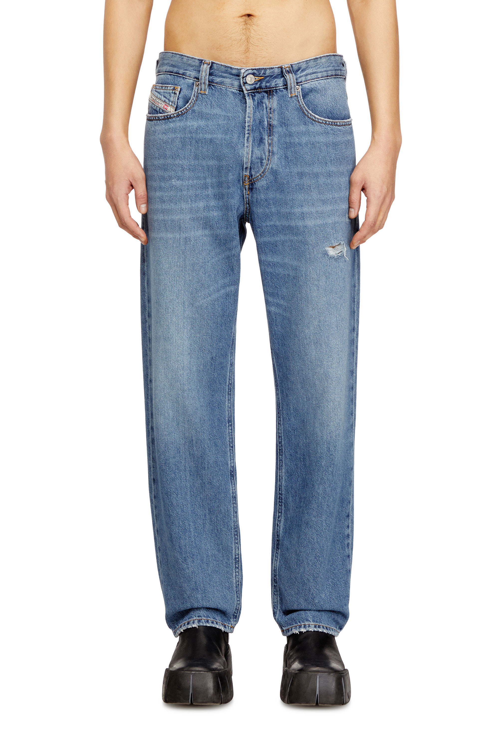 Diesel Men's Blue - Regular Jeans Regular Waist 2024 D-Macs - Jeans - Man Size 36