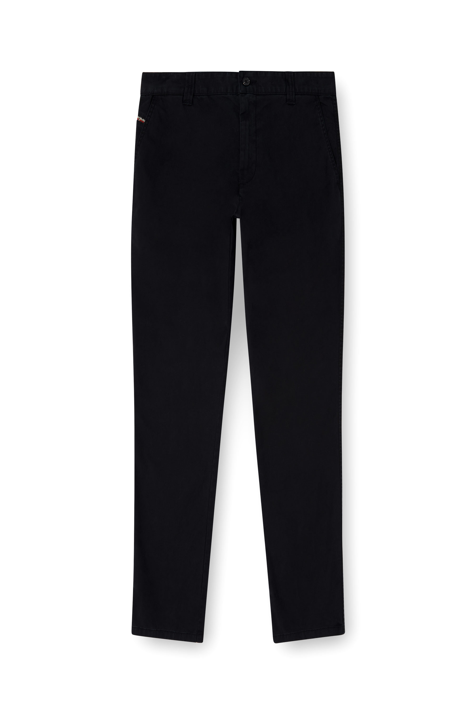Diesel - P-DEFINE-EPCH, Man's Cotton pants with utility loop in Black - 3