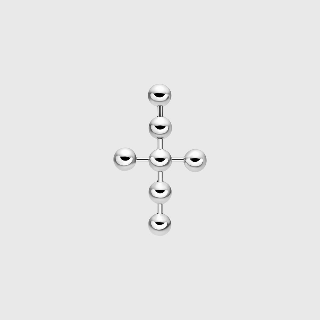 Diesel - Stainless Steel Drop Earring - Earrings - Unisex - Silver