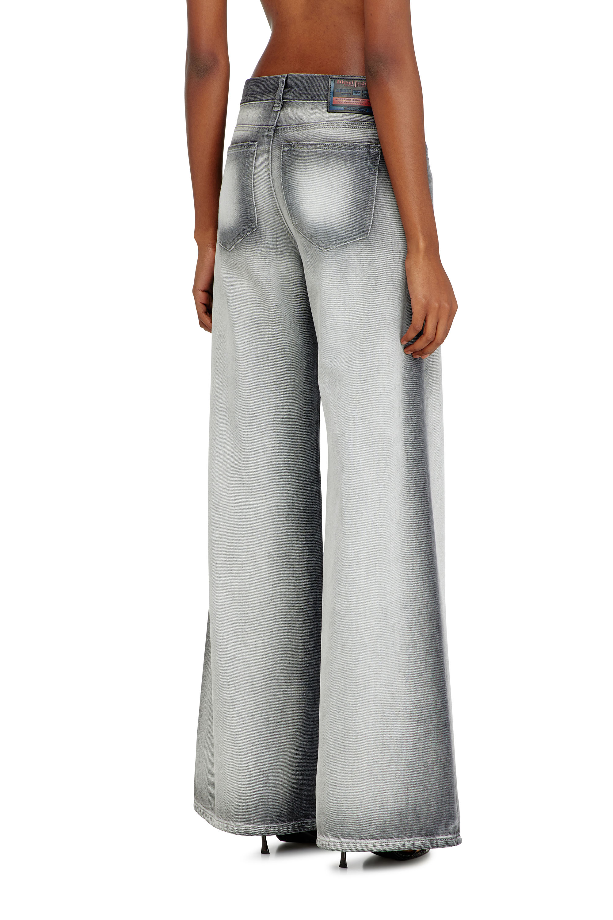 Diesel - Woman's Flare Jeans 1978 D-Akemi 09P28, Light Grey - 3