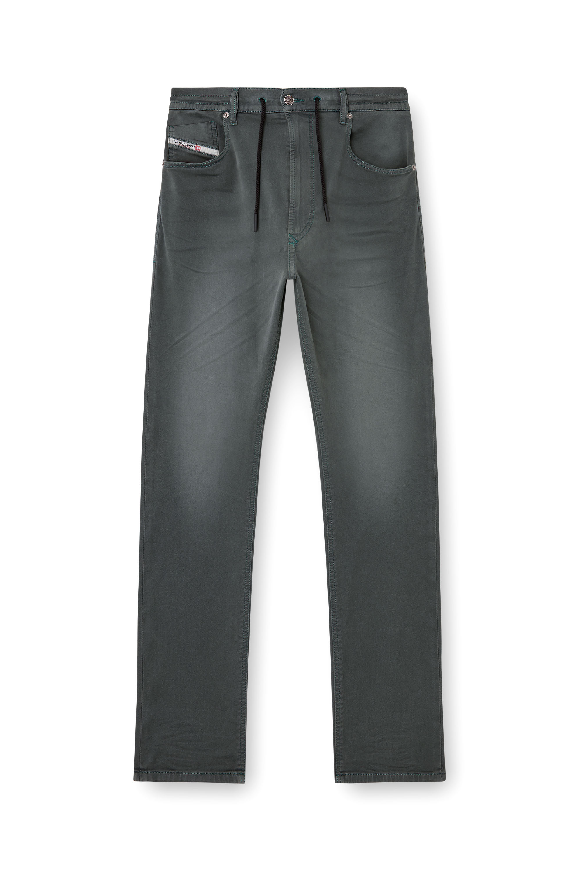 Diesel - Man's Regular 2032 D-Krooley Joggjeans® 0670M, Grey - 3