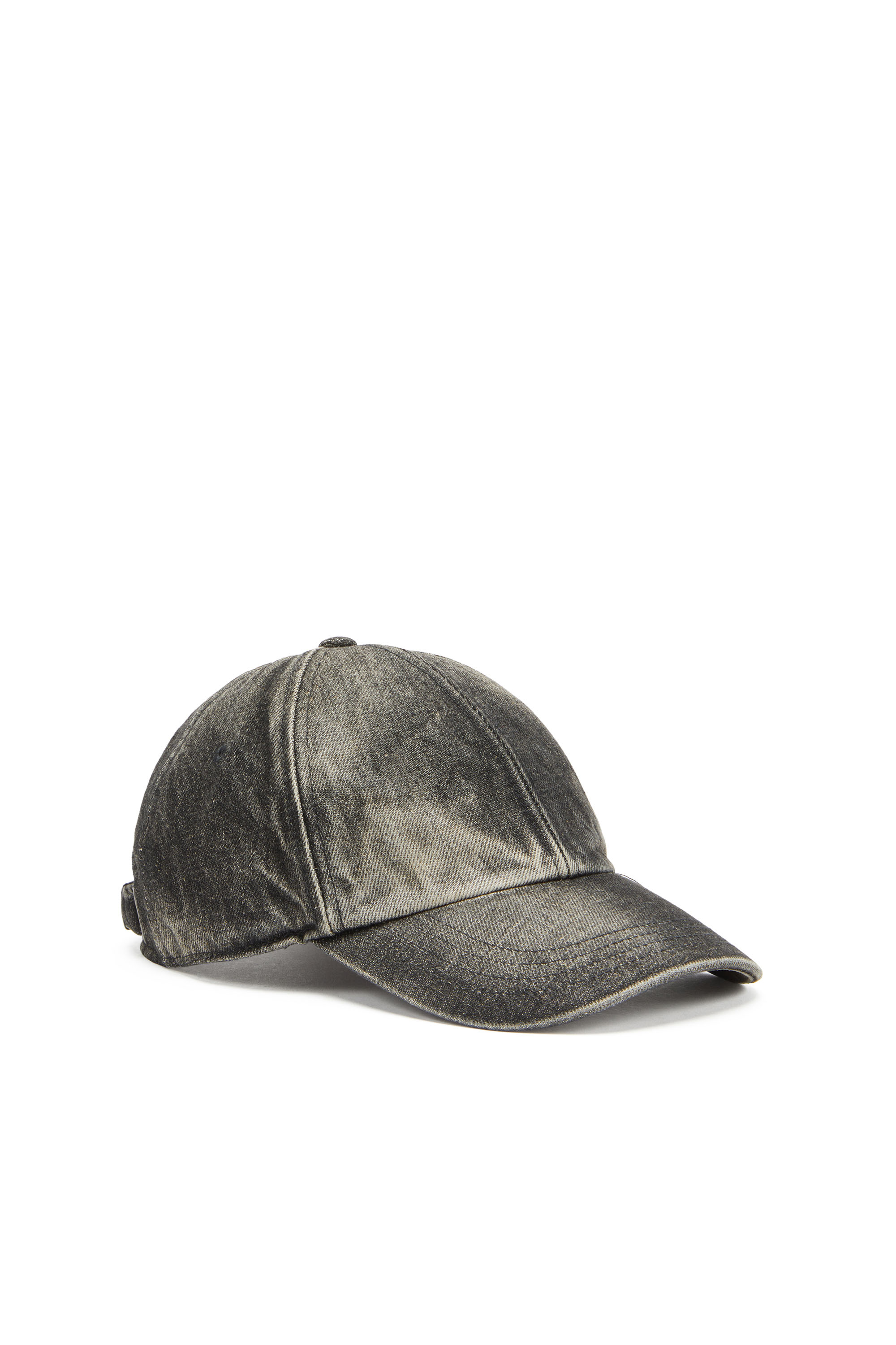 Diesel - Cappello da baseball in denim lavato - Cappelli - Uomo - Nero