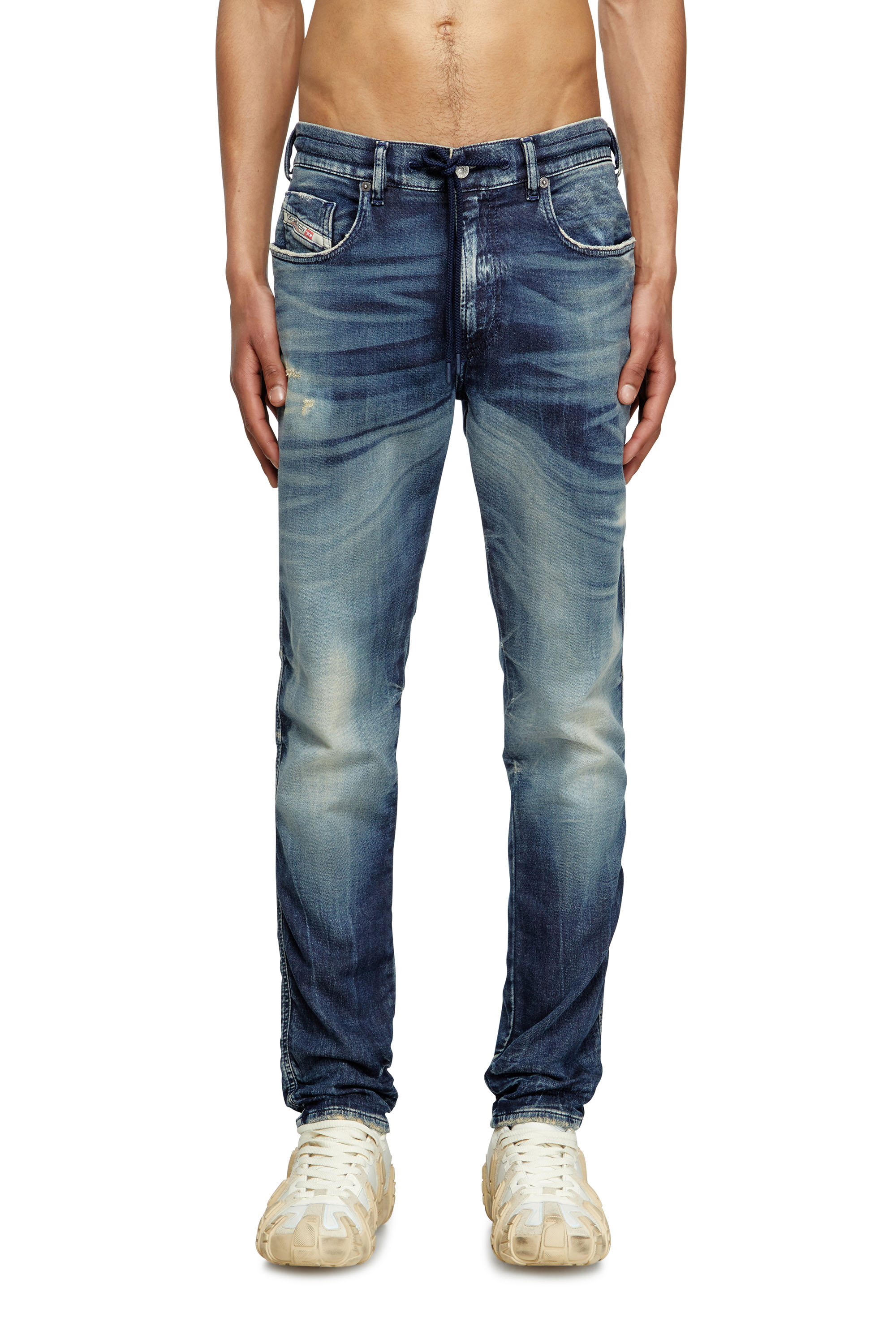 Diesel - Man's Slim 2062 D-Strukt Joggjeans&reg; 068RZ, Dark Blue - 3