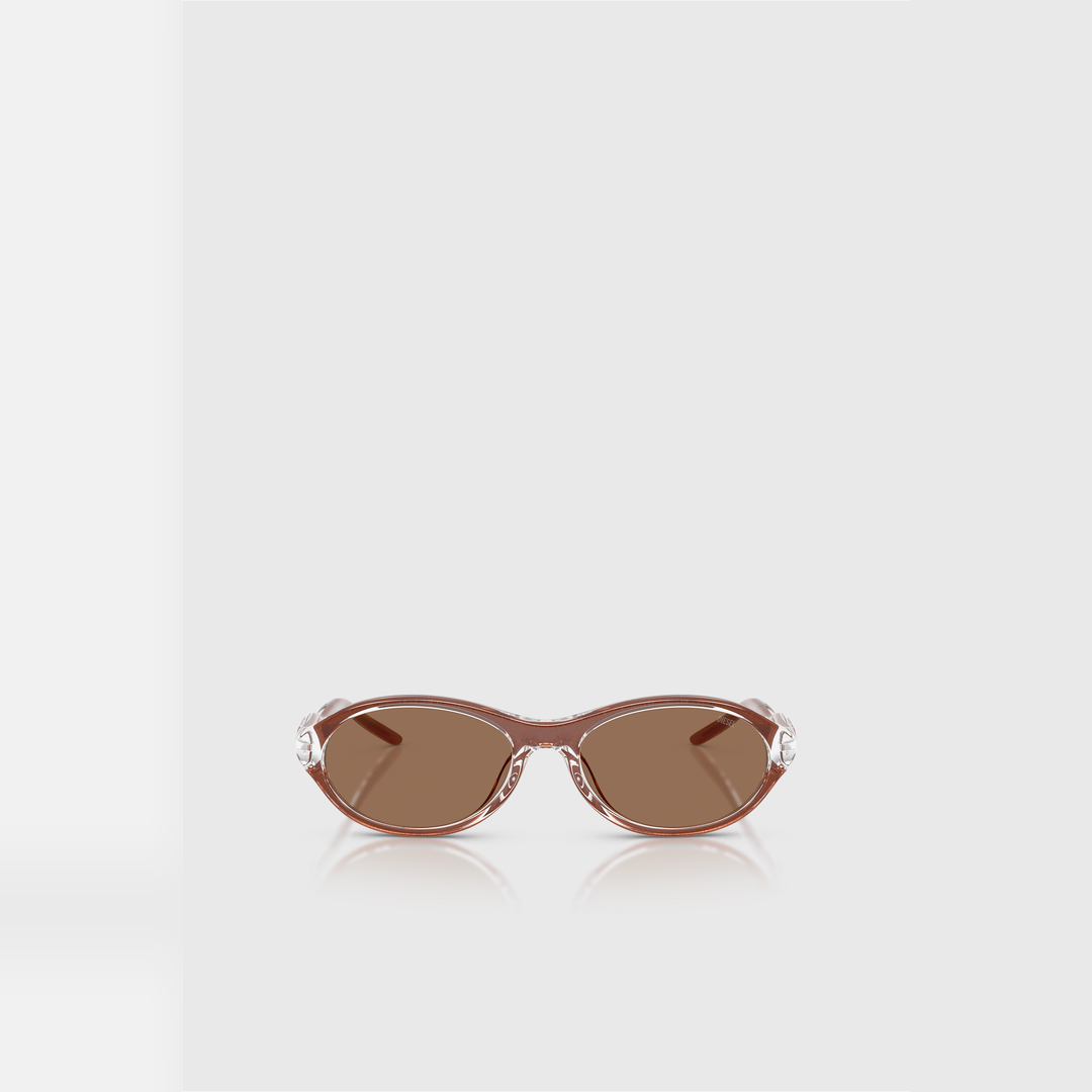Diesel - Lunettes de soleil ovales - Lunettes de soleil - Mixte - Marron