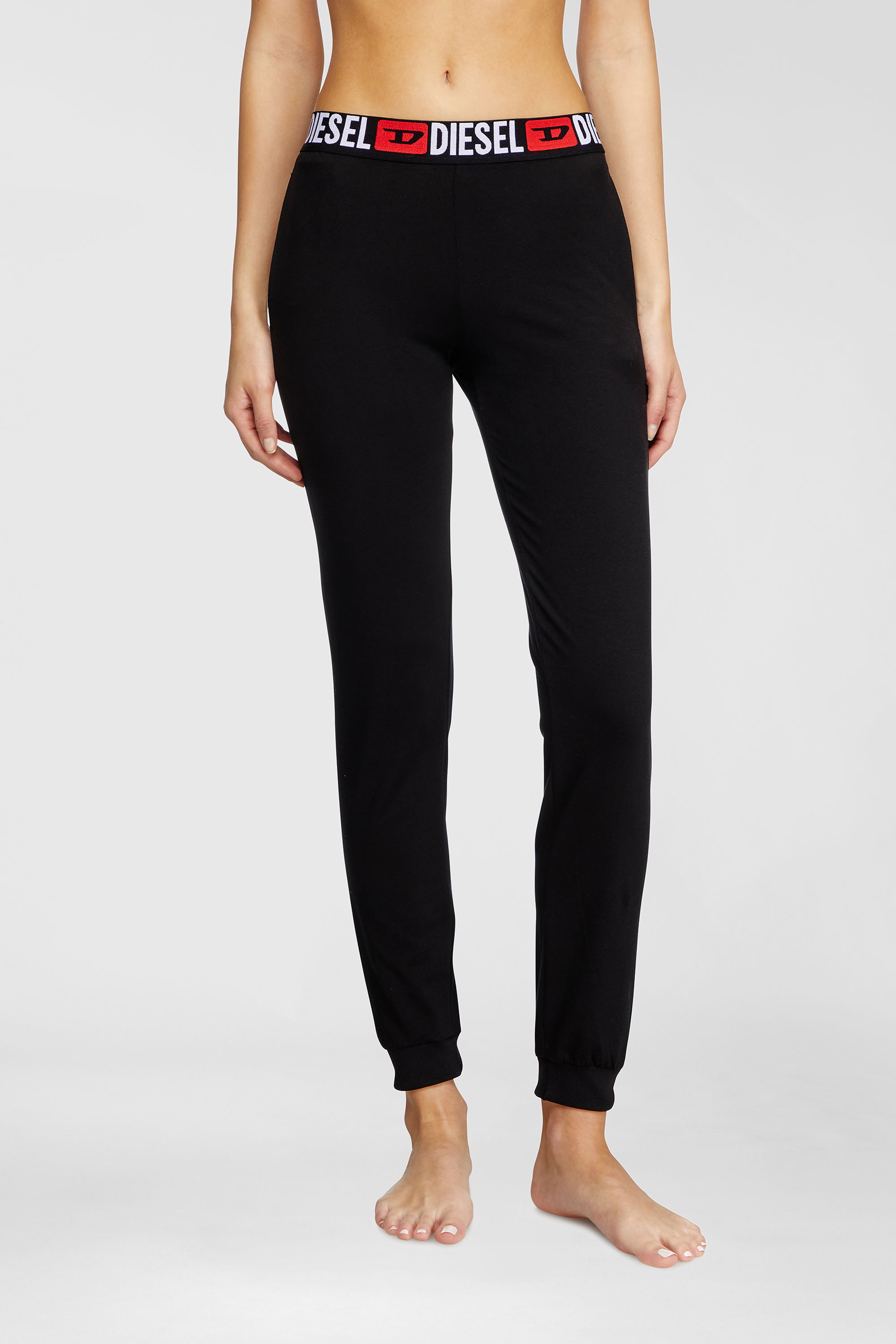 Diesel Women's Black - Denim Division Sweatpants - Pants - Woman Extra Small