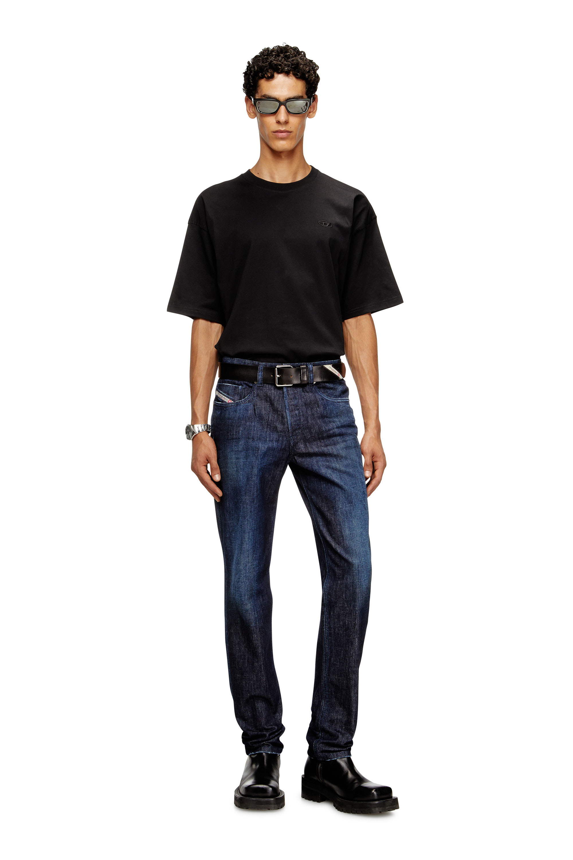 Diesel - Man's Regular Jeans 2023 D-Finitive 09M19, Dark Blue - 2