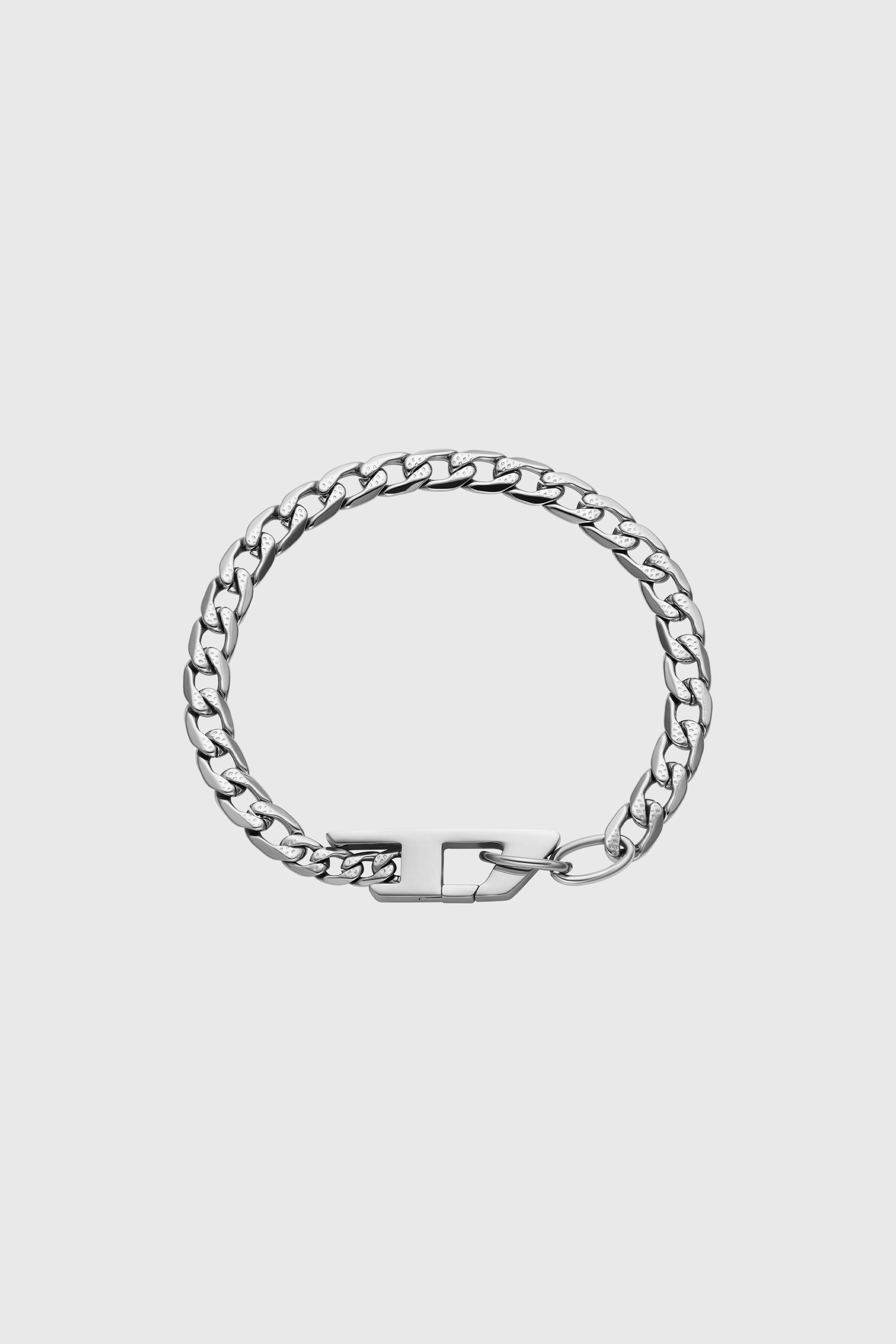 Diesel - Stainless steel chain bracelet - Bracelets - Unisex - Silver