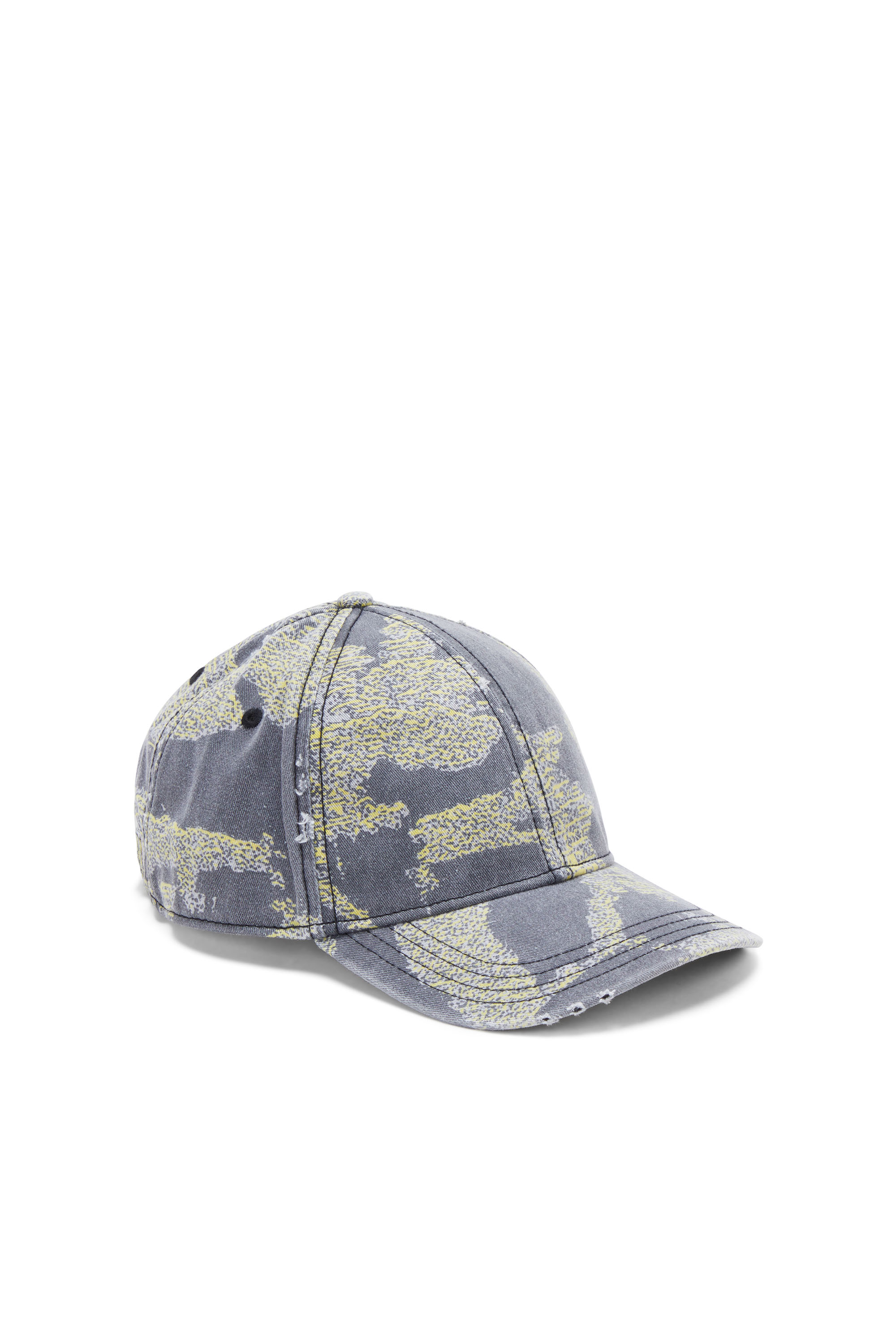 Diesel - Berretto da baseball con stampa camouflage pixellata - Cappelli - Uomo - Multicolor