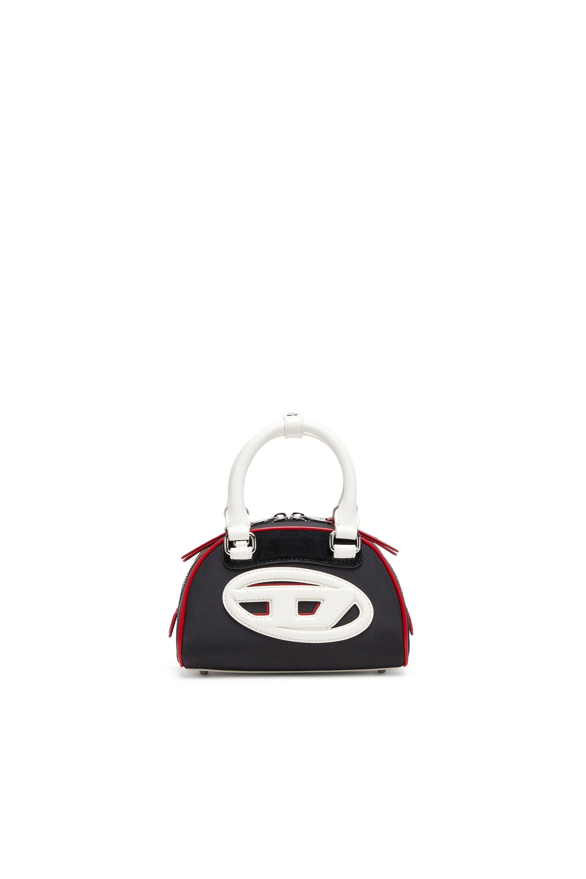 Diesel - 1DR Dome-Colour-block small bowling bag - Crossbody Bags - Woman - Multicolor