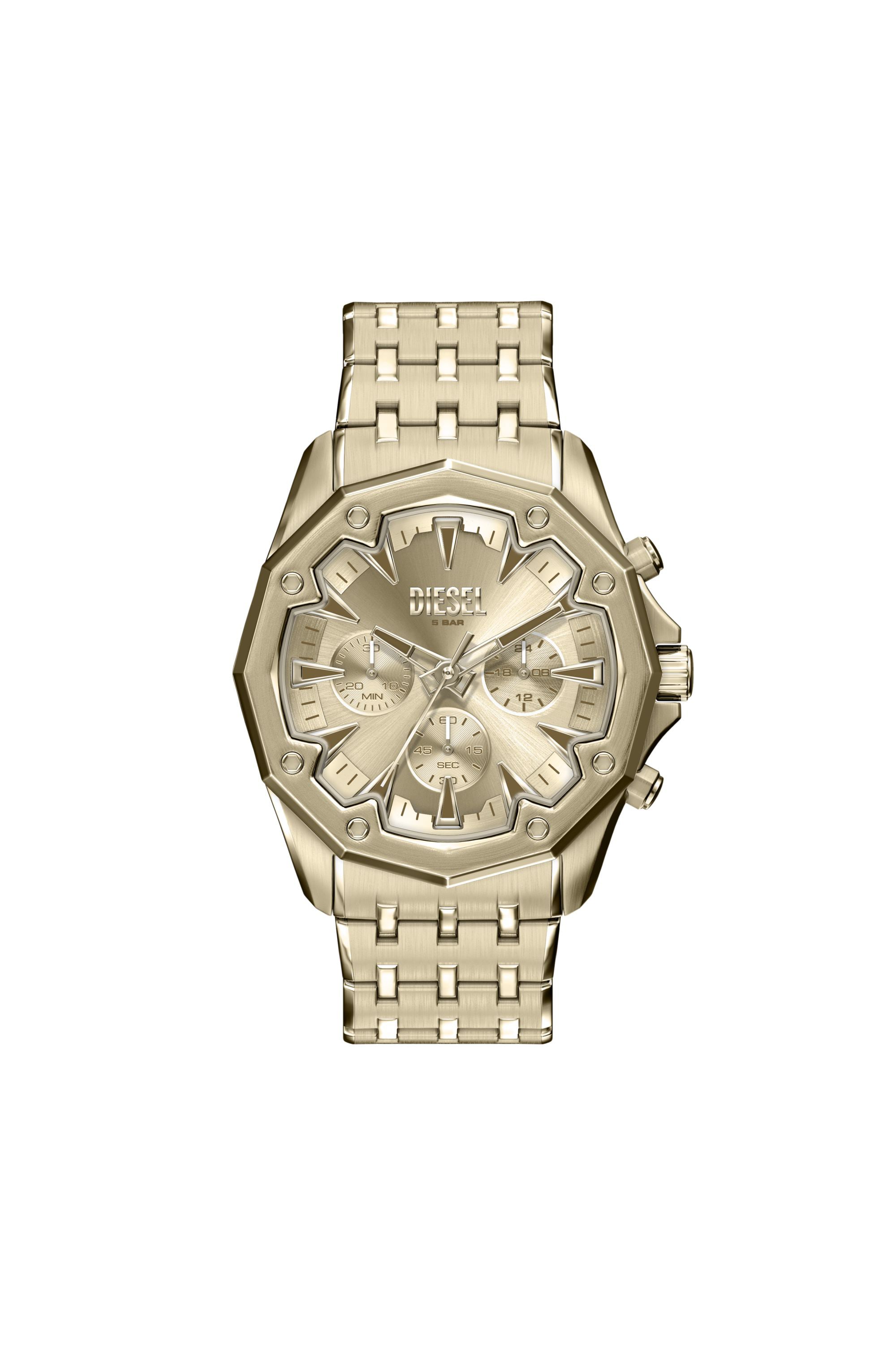Diesel - Stinger Gold-Tone Stainless Steel Watch - Timeframes - Man - Gold