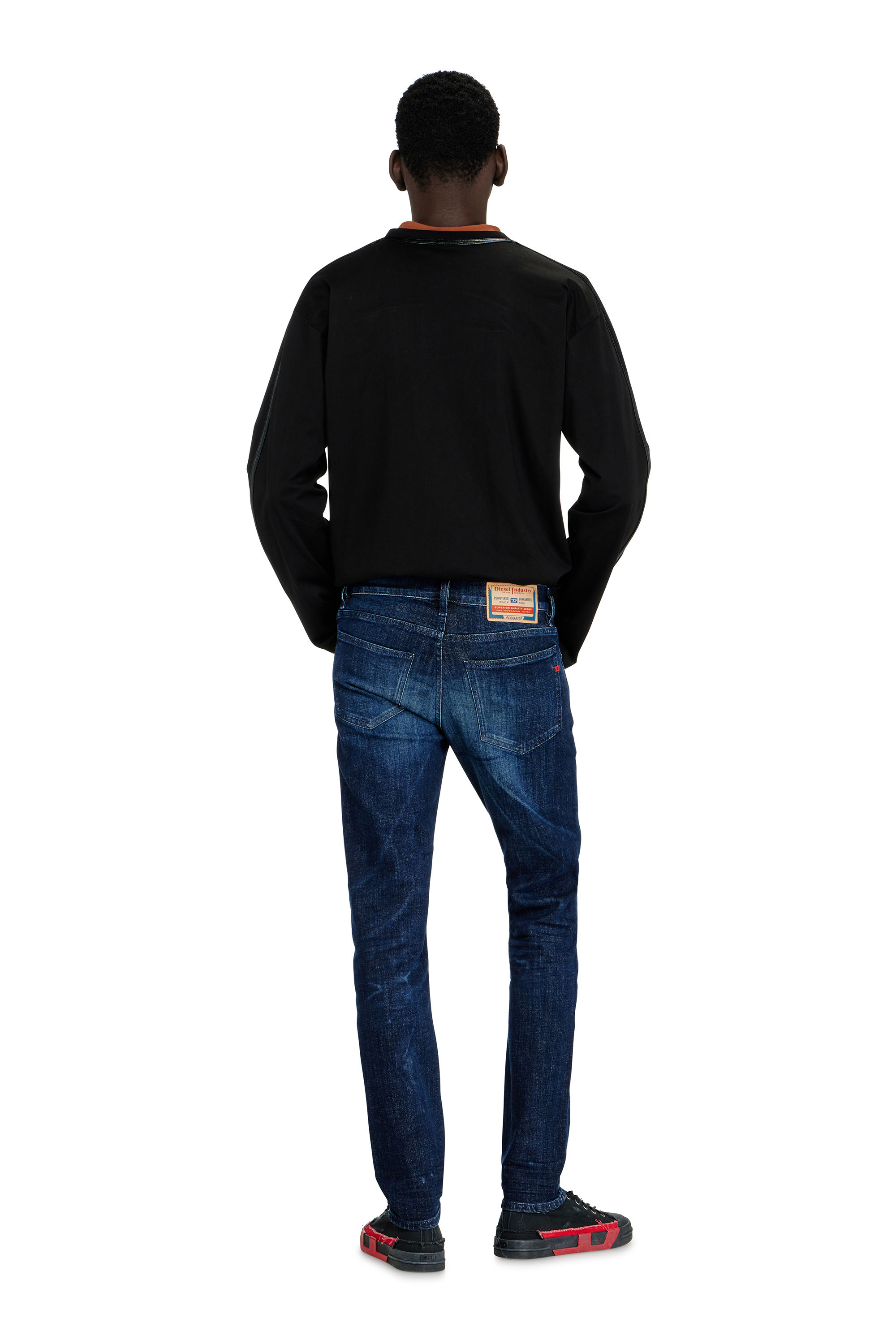 Diesel - Man's Slim Jeans 2019 D-Strukt 0ADBL, Dark Blue - 3